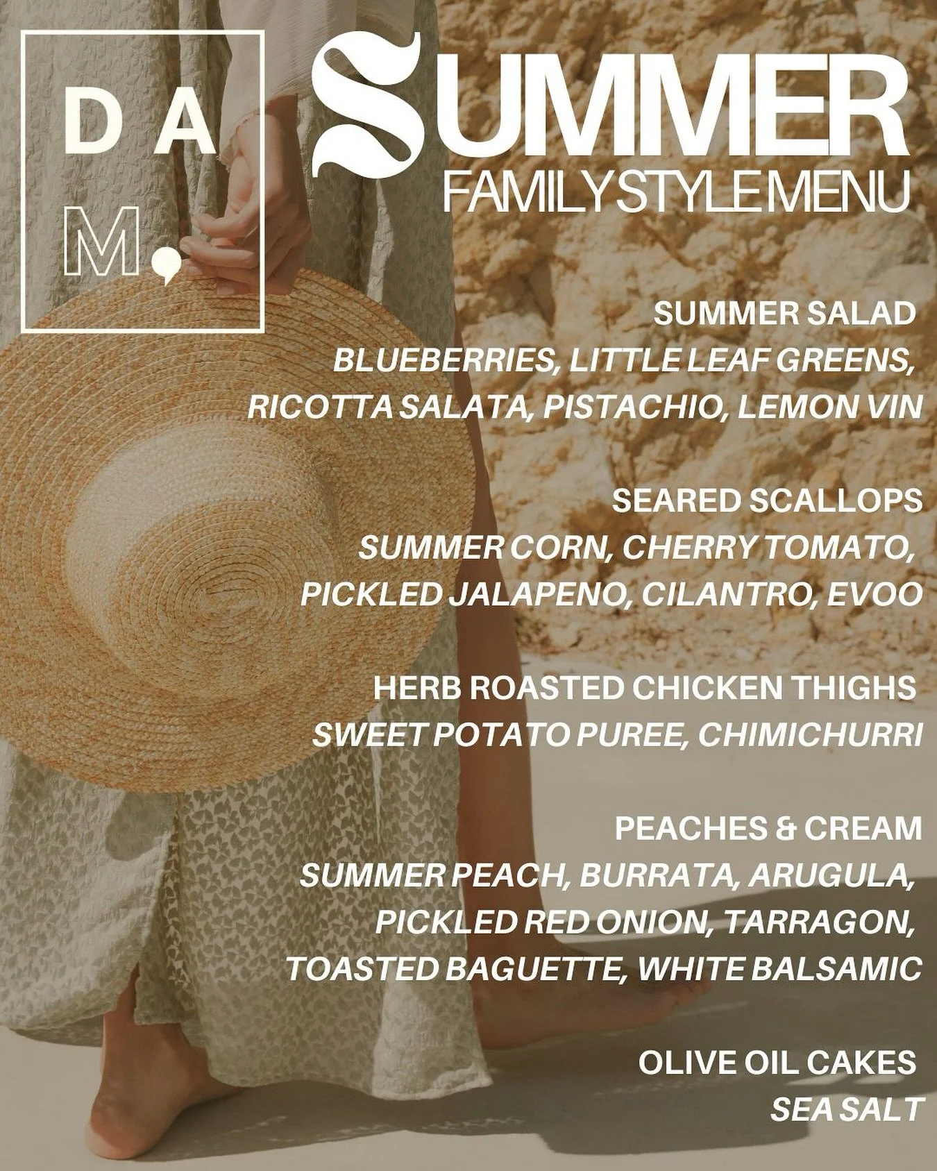 Our seasonal family style menu has dropped for summer.

DM us for availability and options. [infused or not]

Tasting menus &amp; mocktail parties also available👩🏻&zwj;🍳 

#catering #familystyle #summer #womanowned