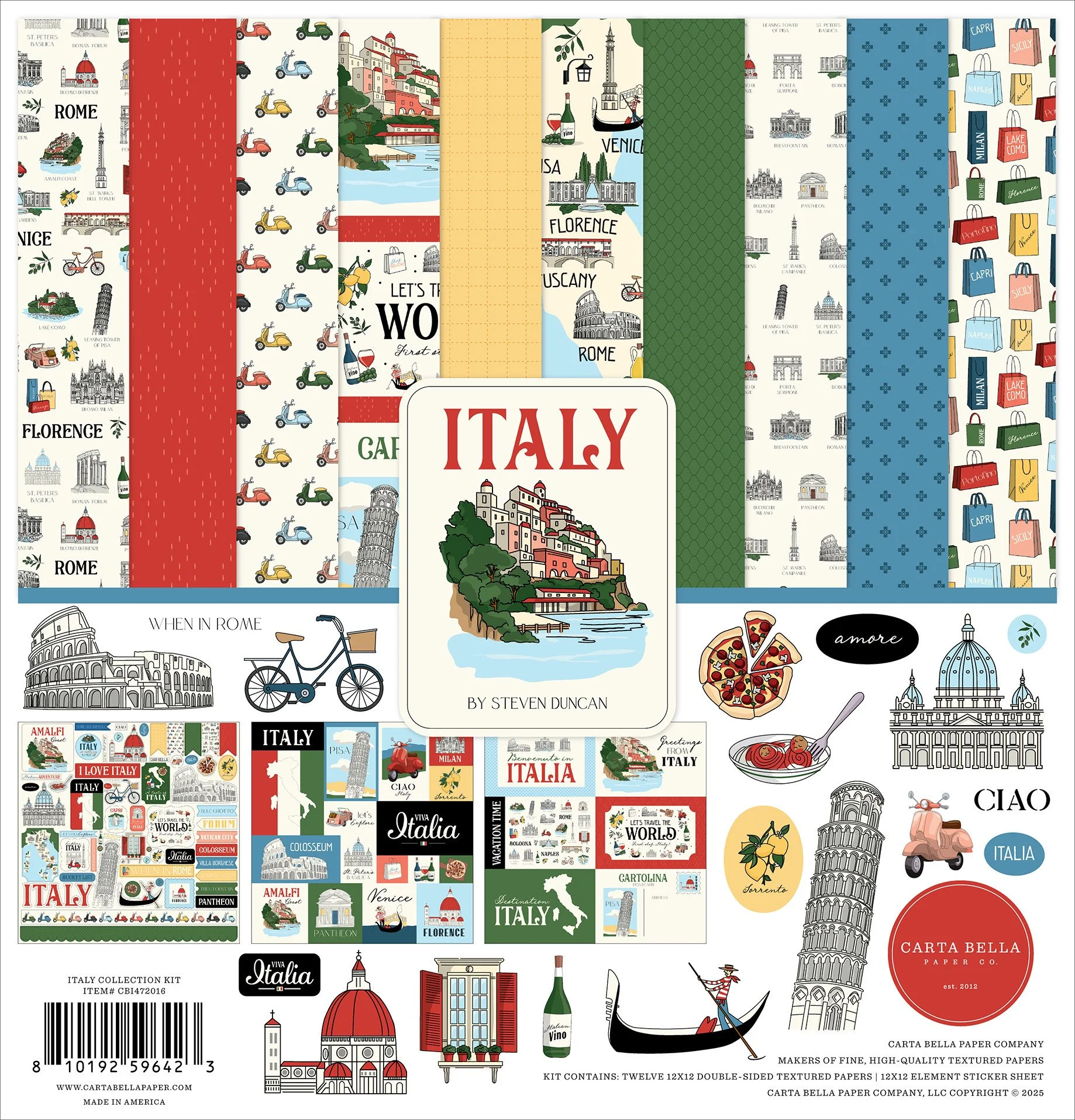 Carta Bella Italy Paper Collection