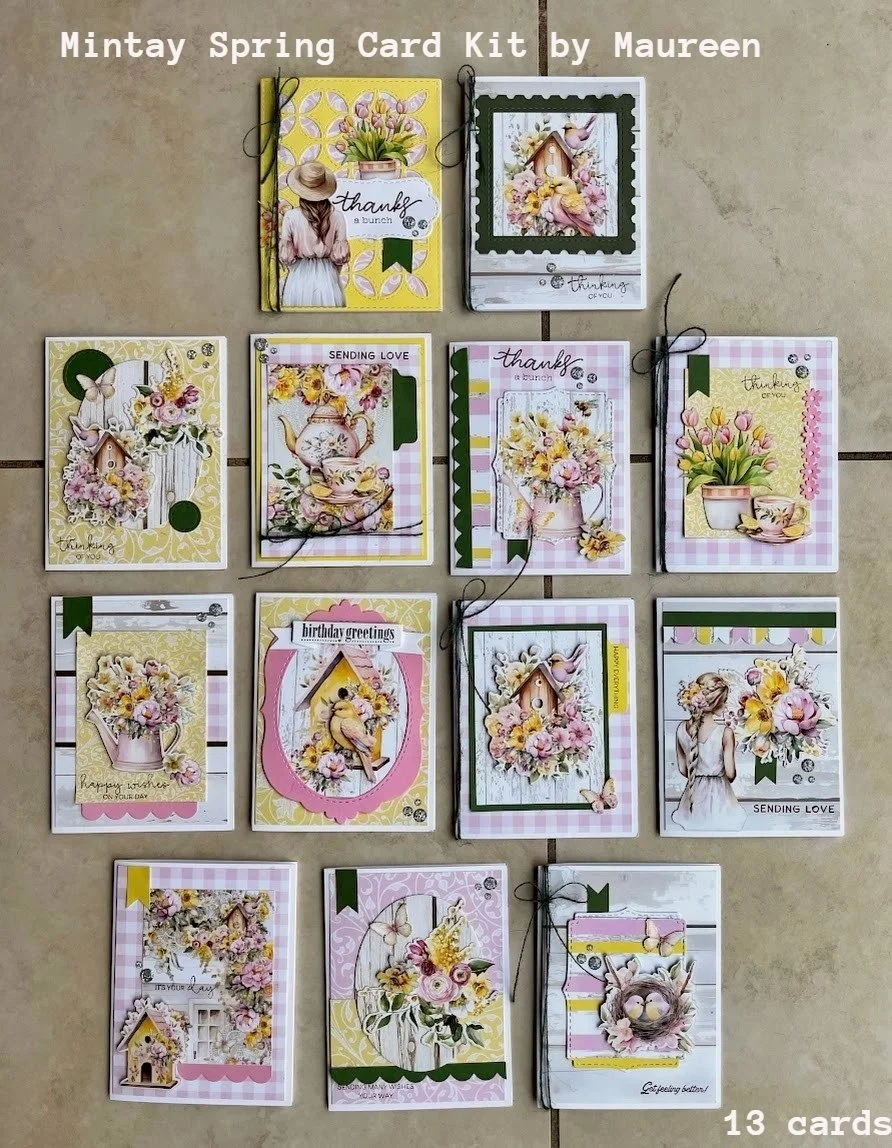 Mintay Spring Card Kit by Maureen