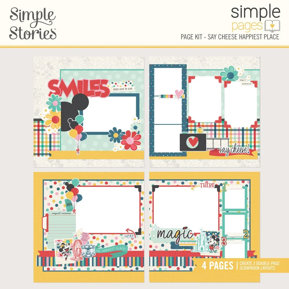 Simple Stories Say Cheese Happiest Place Kit