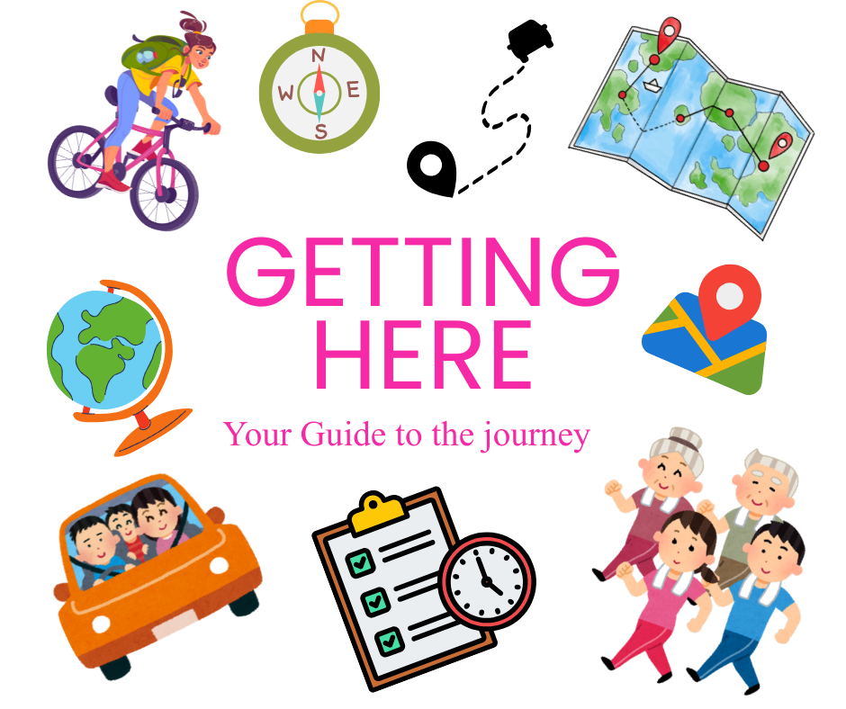 Getting here: your guide to the journey