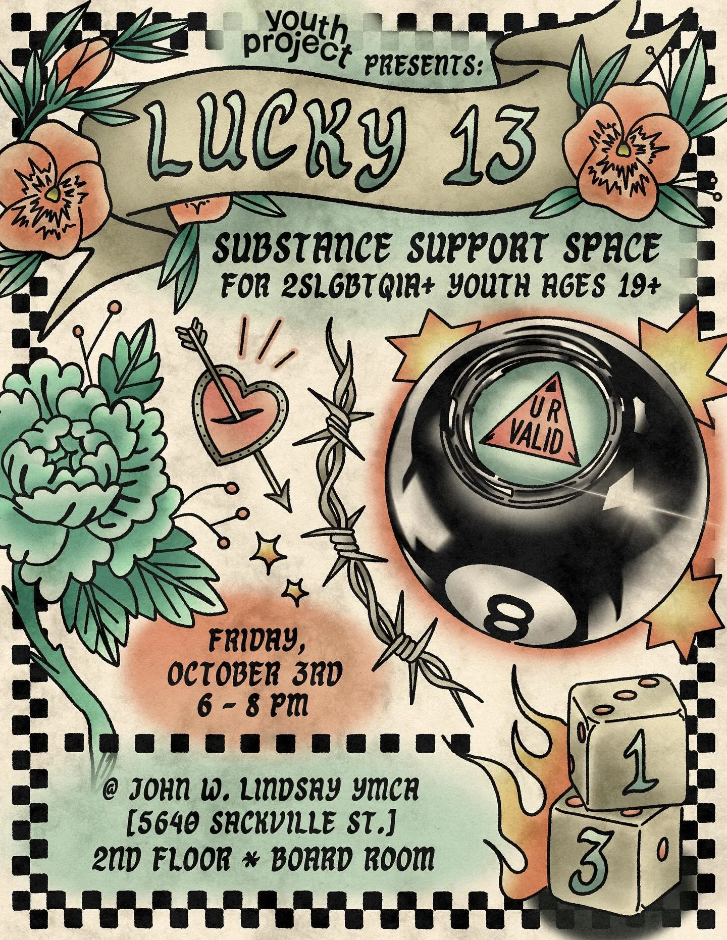 ✨It&rsquo;s a special month at Lucky 13!✨

Join us this Friday, October 3rd from 6-8pm. For the first half of the program, we&rsquo;ll engage in our usual facilitated group discussion, and for the second half, we&rsquo;ll be welcoming a guest speaker