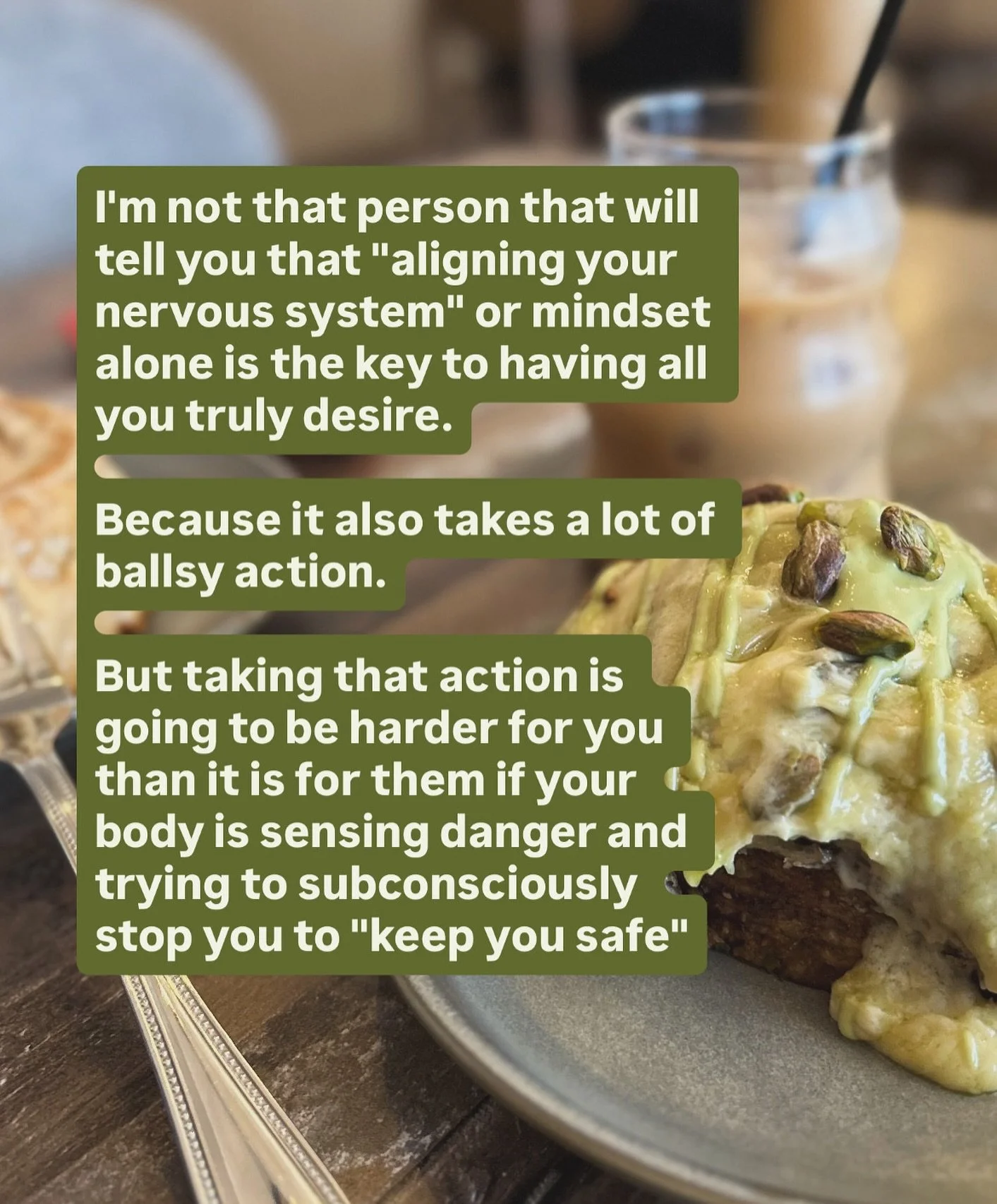 EFT with me is about making you capable of big things without a crash out. 
Yes you get “held”. Yes you’re seen. Yes you process. 
And also, you take that emotional release, wrap yourself in your confidence and take a ballsy step