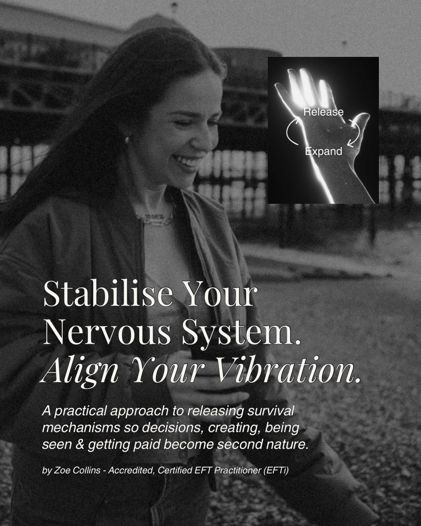 Hey I&rsquo;m Zoe 

By challenging old programming, I&rsquo;ve been able to grow businesses, work on my schedule, &amp; become a magnet to resource &amp; opportunities.

As your practitioner &amp; mentor, my intention is to give you practical, potent