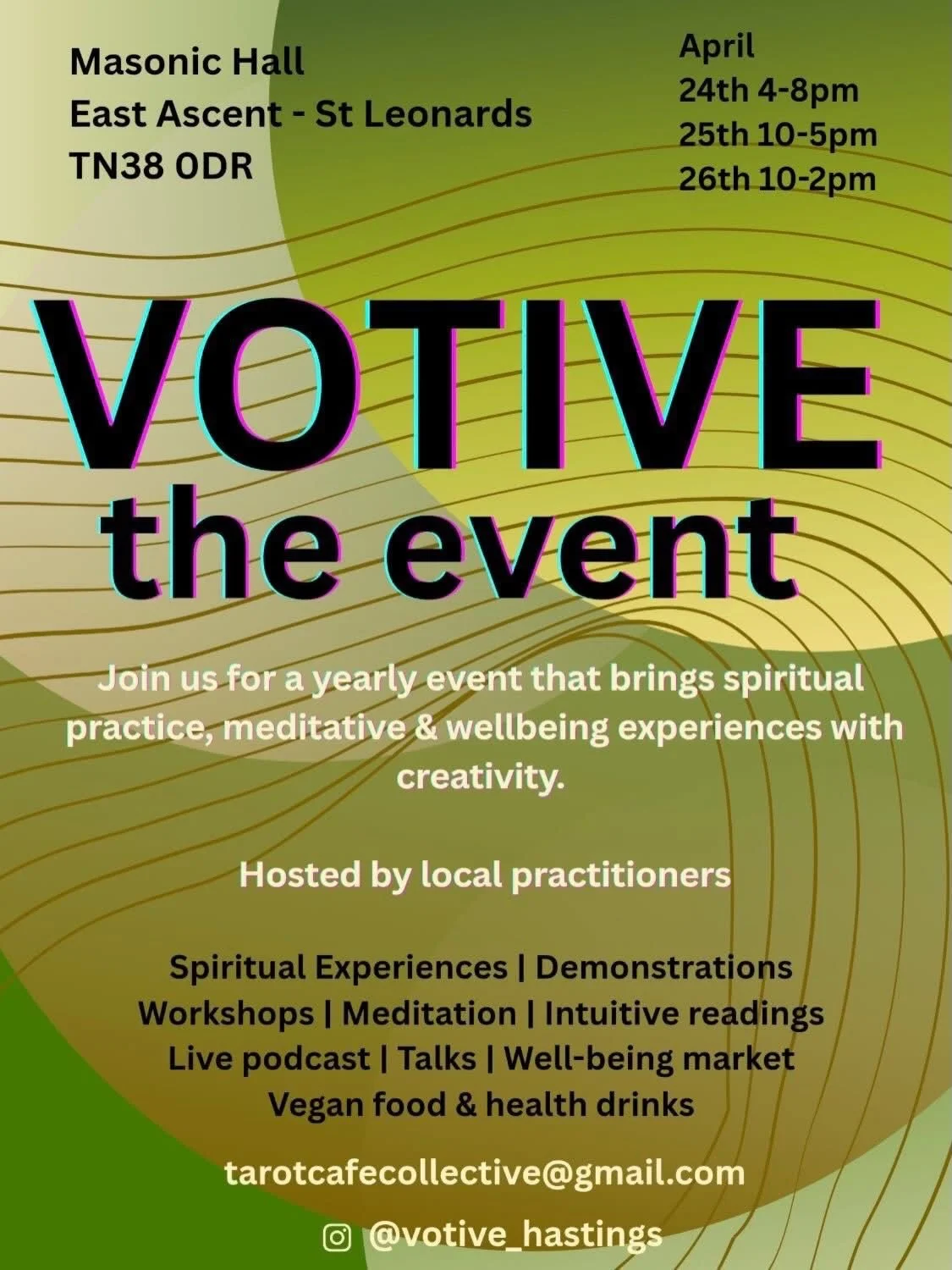 Helloo 👋🏻 pleased to share I&rsquo;ll be hosting an EFT tapping workshop, releasing what no longer serves you and opening up S P A C E 🪐 🪞 within, at this years VOTIVE event. 

I&rsquo;m part of the Wonky Warriors pop up where there will also be 