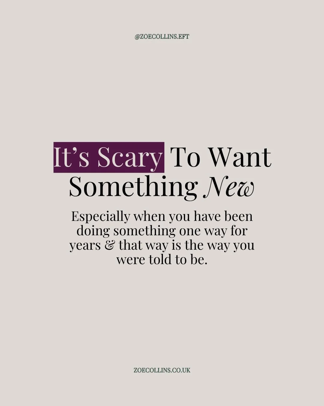 It&rsquo;s scary to want something. Something that you can&rsquo;t see working. Something you don&rsquo;t know how to make happen. 

But you want it. Every year passes with you on your strategic, planned out path. And you still want it. 

I&rsquo;ve 