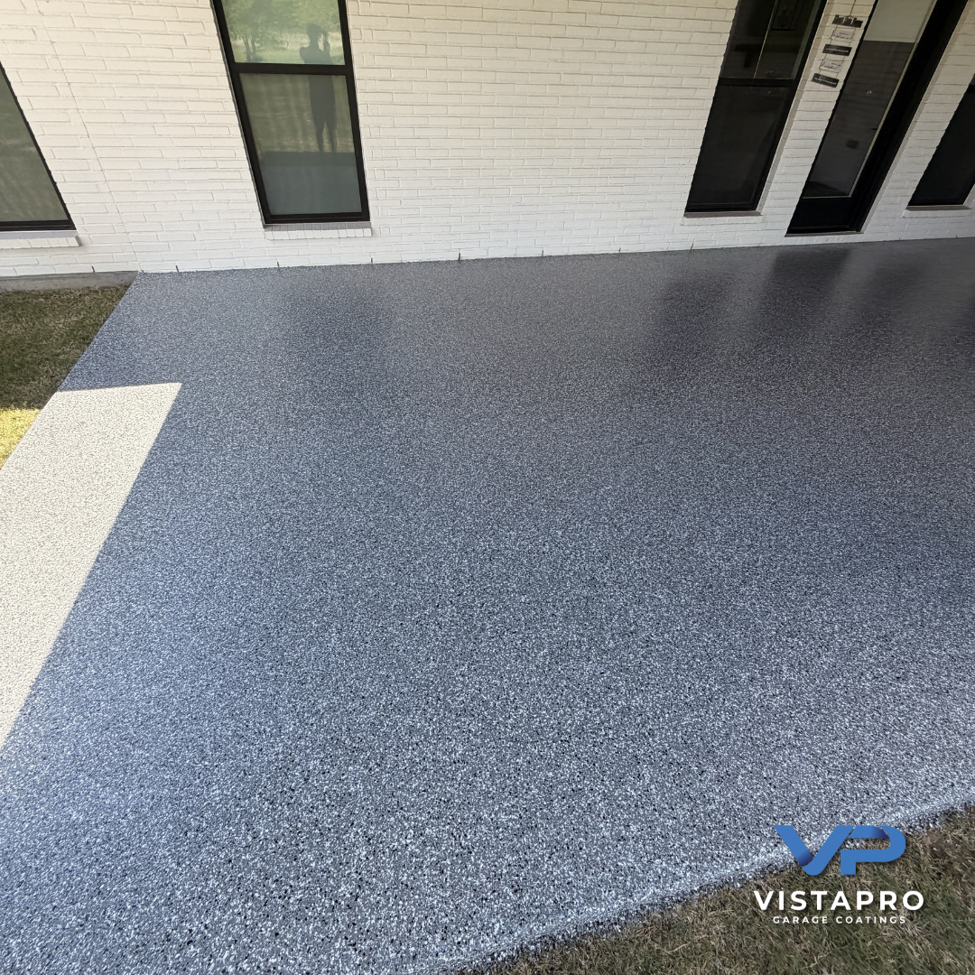 Polyurea Patio Floors in Midlothian Texas 