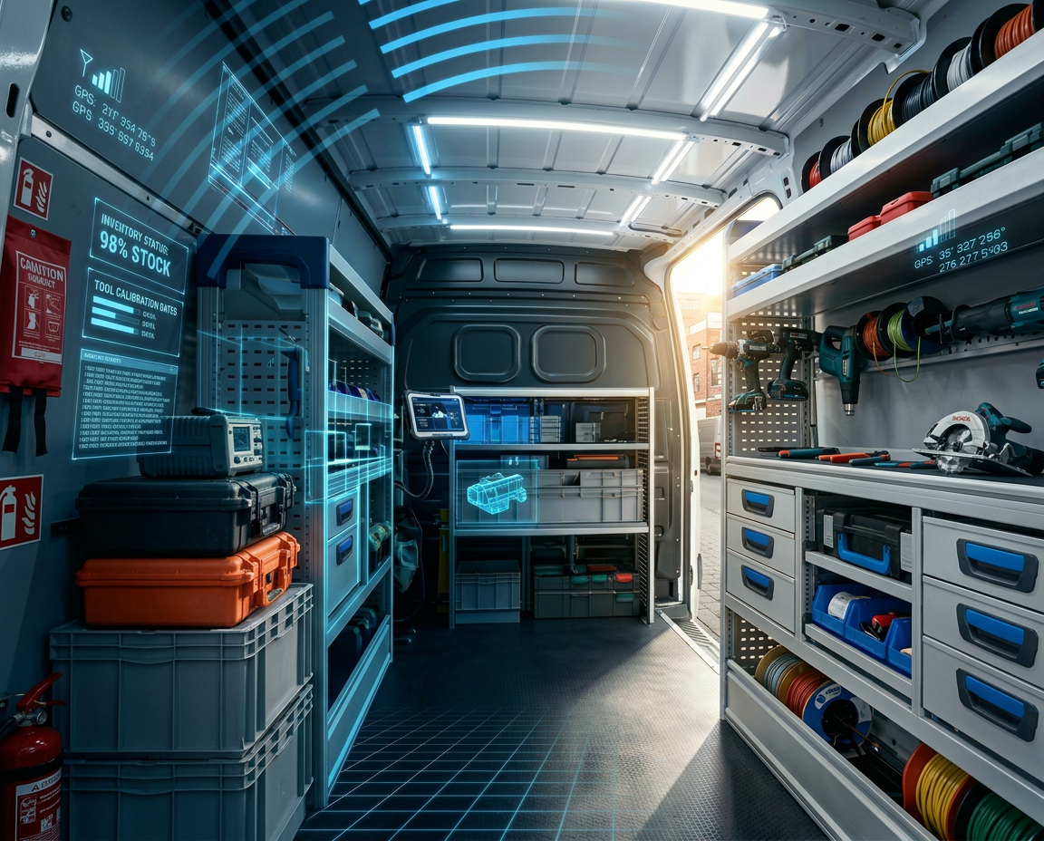 Why Interior Racking and Lighting Are Essential for Modern Fleet Drivers