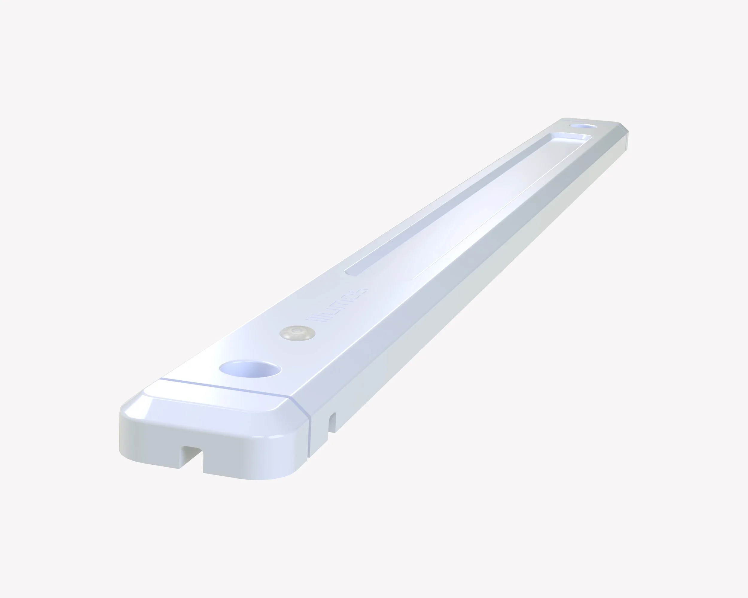 Kyrod, The Beam PIR switch in white, housed in a one-piece aluminium construction for maximum durability. Kyrod combines our Photonix™ LED array with a high-efficiency constant-voltage driver, operating across a wide 10V–30V range.