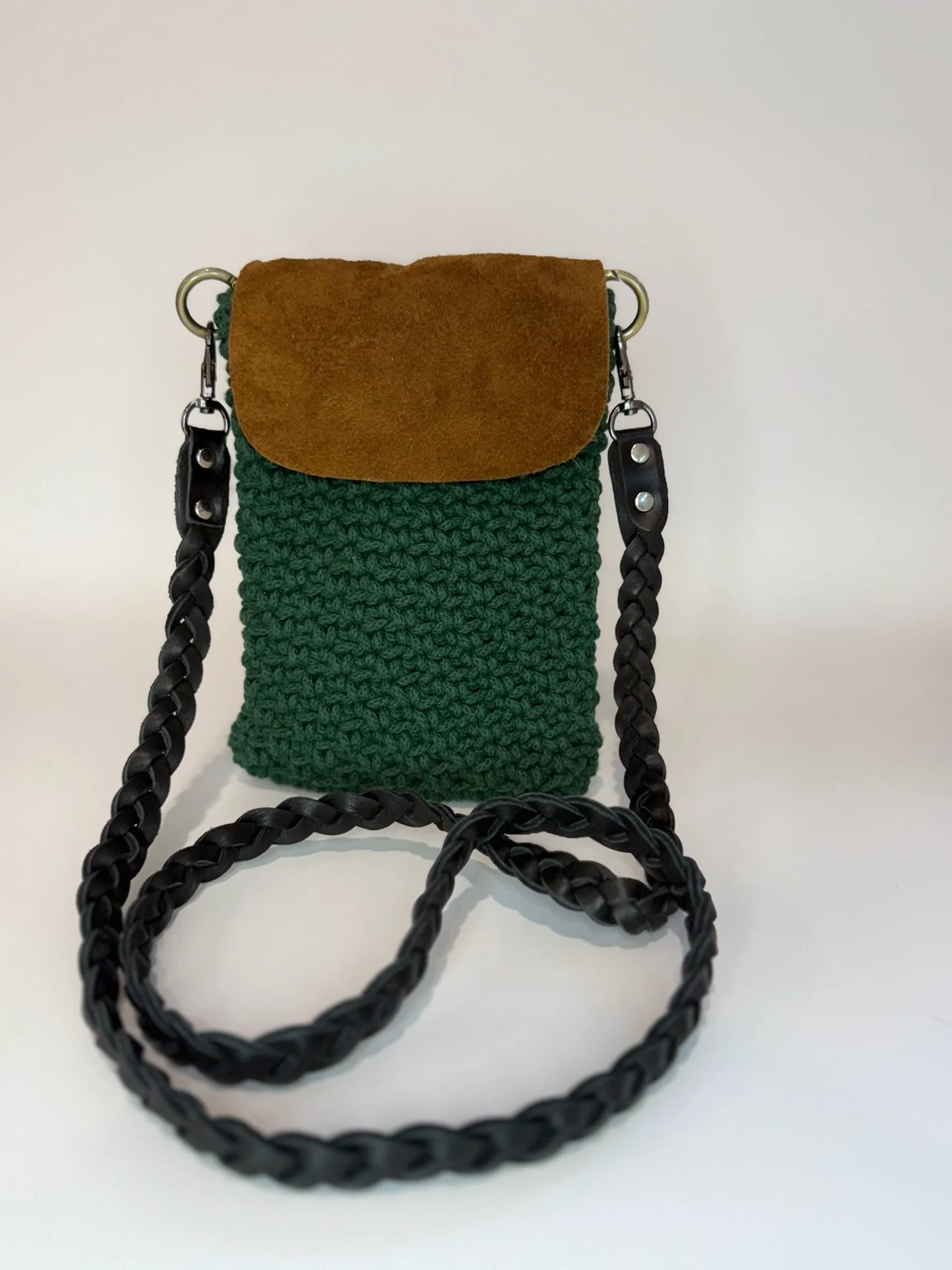 phone bag pine green leather.jpg
