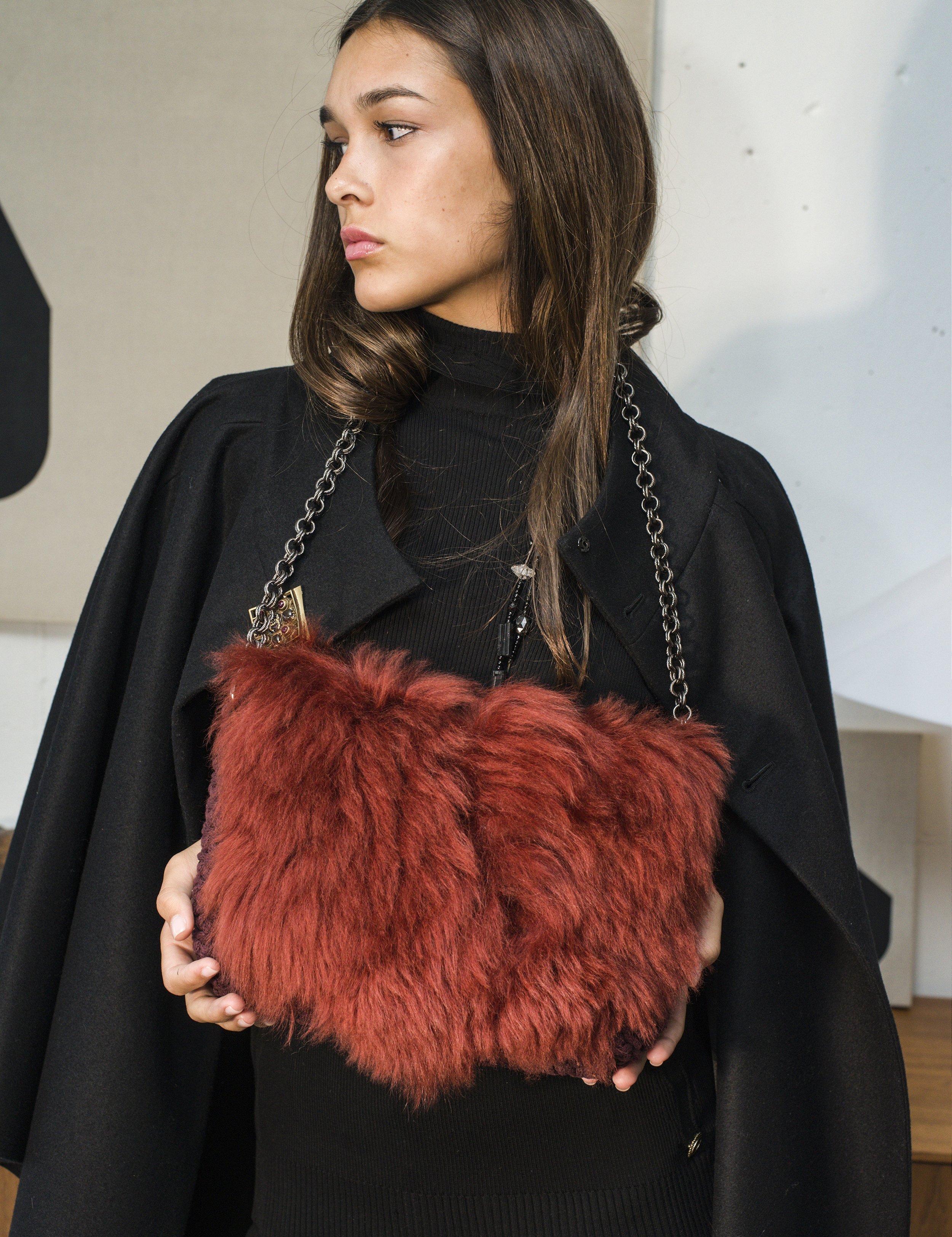 The Mini Daphne In Burgundy