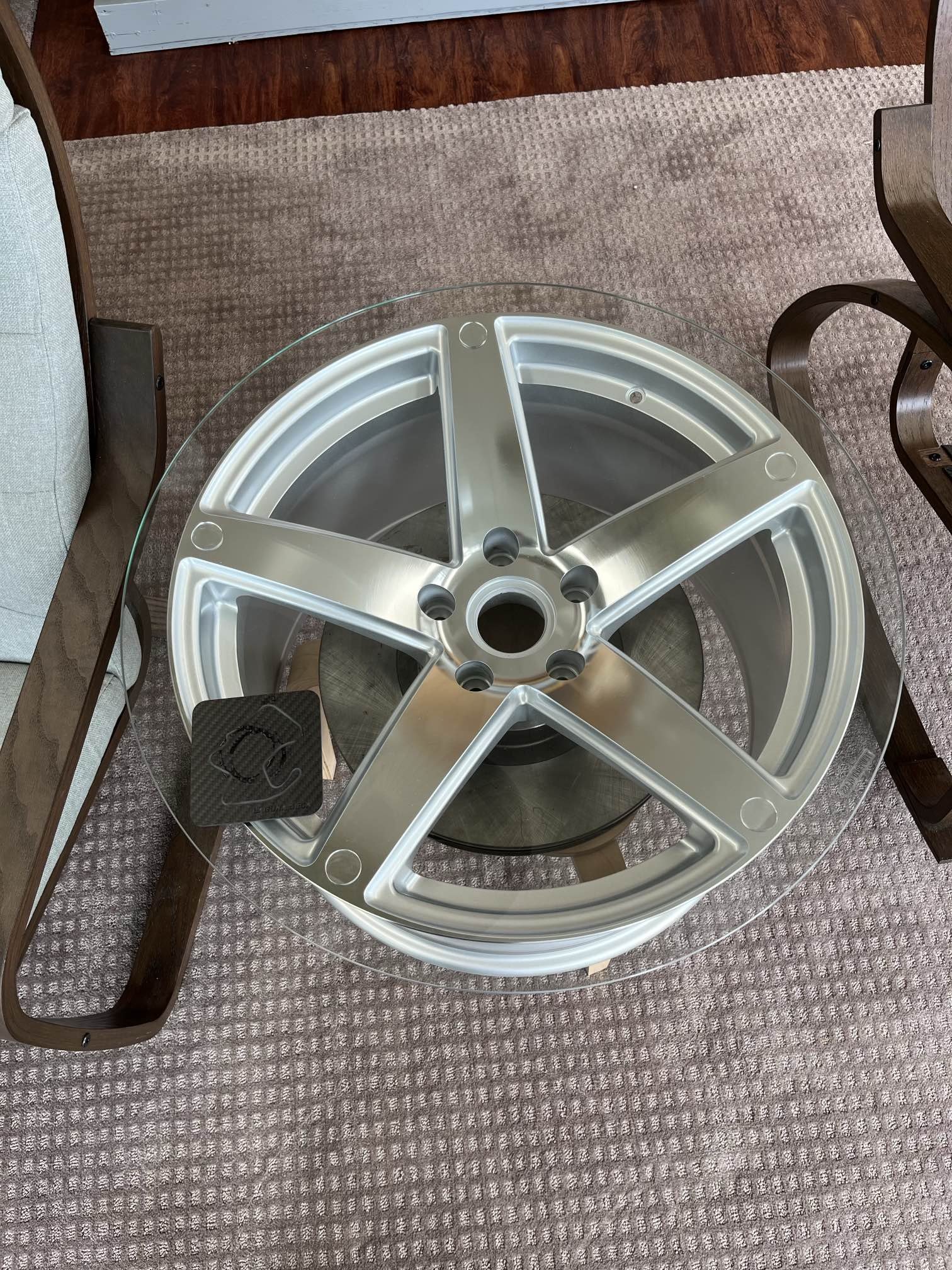 Automotive Wheel Side Table