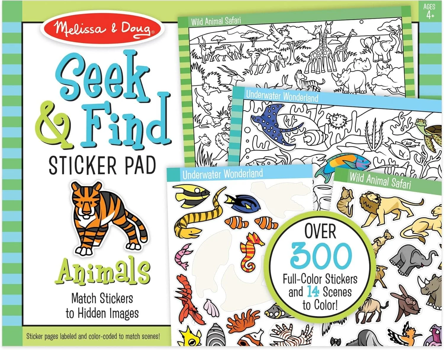 Sticker activity book for kids that supports pincer grasp and fine motor development