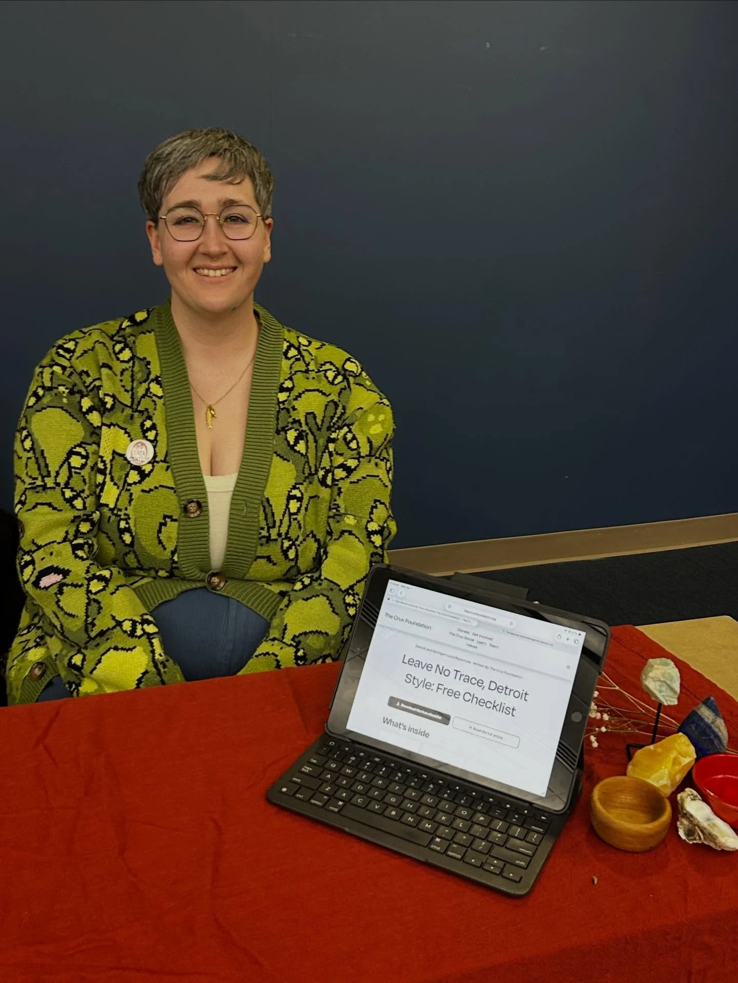 We had the best time at the @umdearbornssc Sustainability Fest yesterday. 🌿

We&rsquo;re just getting started, but being in a room full of people who care about their world and community reminded us exactly why we&rsquo;re building this.

We got to 