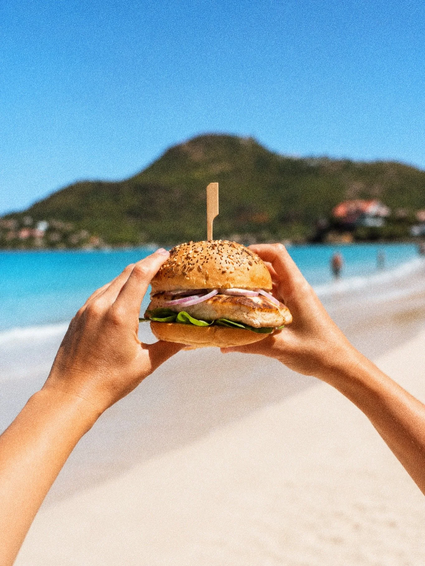 The Mahi Mahi Burger your beach day has been waiting for.
