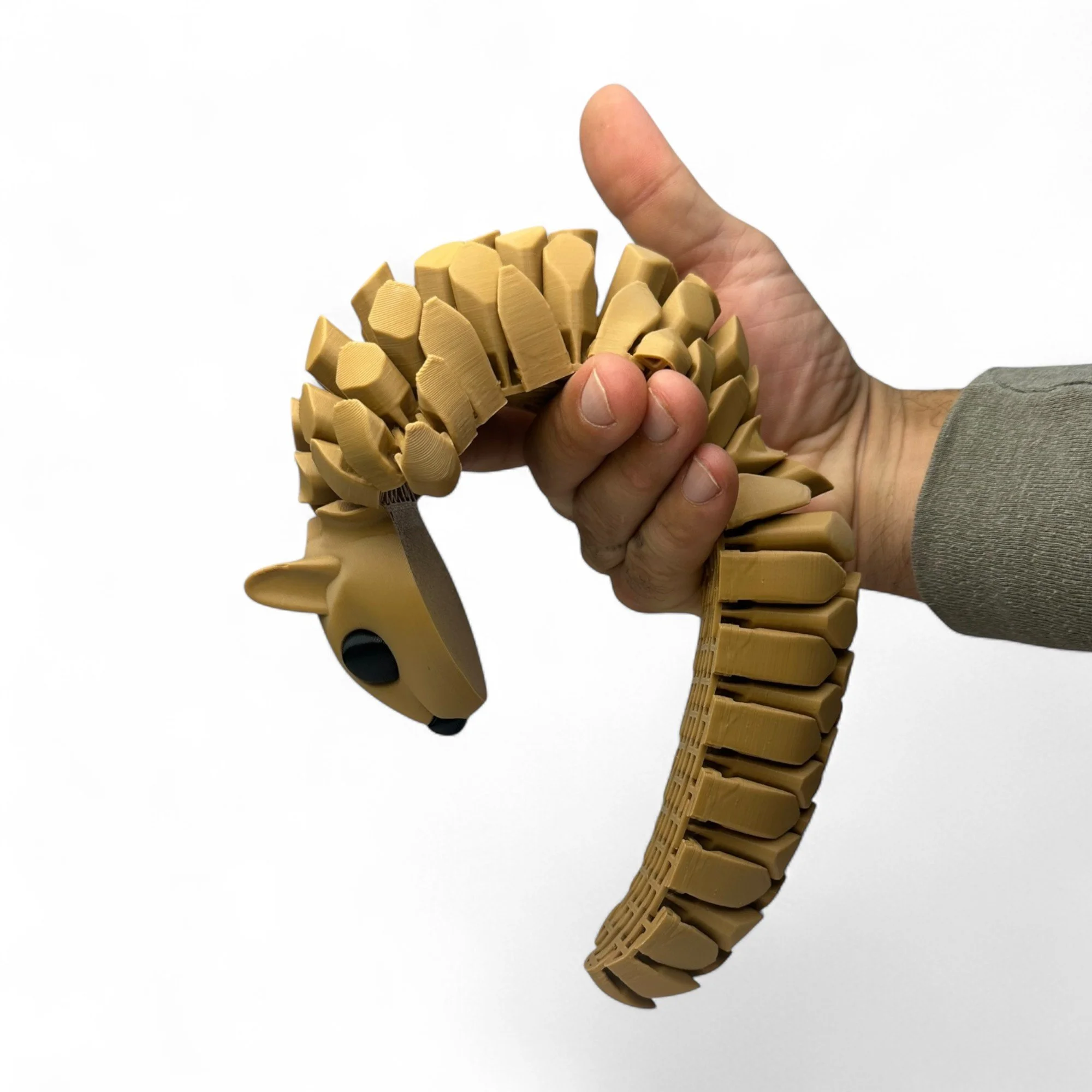 HyperFlexi Squirrel - Skunk Prints LLC - 3D Printed Animal (Tan).jpg
