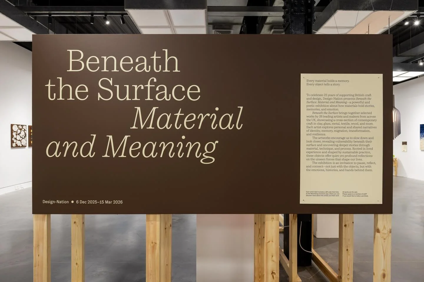 My work is in Beneath the Surface, Material and Meaning, 25 years of Design Nation at the Hub  from dec 2025- march 2026! So honoured to be amongst such talented makers,designers and artists! 👏🏻✨

📸 @juleslisterphotography
