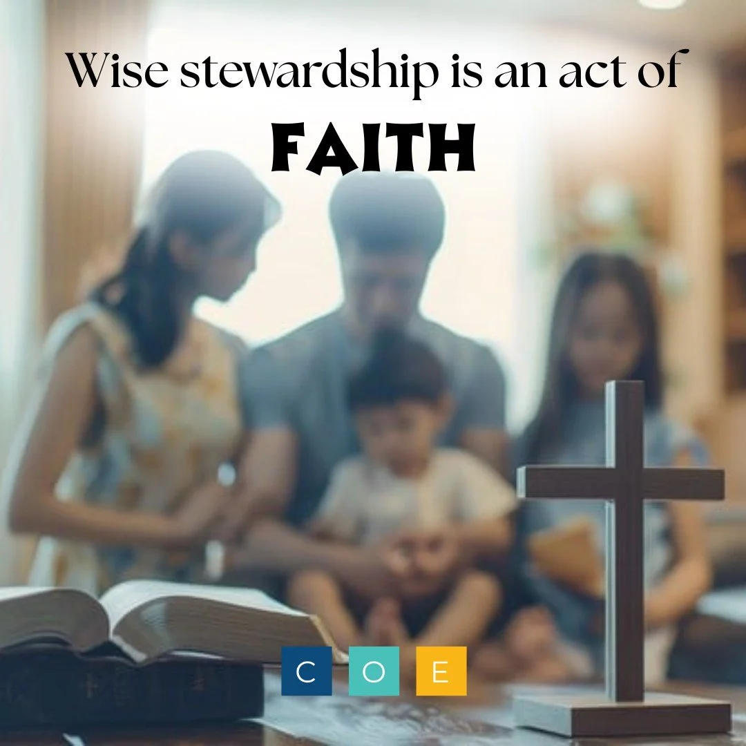 𝗣𝗿𝗲𝗽𝗮𝗿𝗲𝗱𝗻𝗲𝘀𝘀 𝗶𝘀𝗻&rsquo;𝘁 𝗳𝗲𝗮𝗿. 𝗜𝘁&rsquo;𝘀 𝘄𝗶𝘀𝗲 𝘀𝘁𝗲𝘄𝗮𝗿𝗱𝘀𝗵𝗶𝗽.

In Scripture, preparedness and stewardship go hand in hand &mdash; both call us to live with 𝗶𝗻𝘁𝗲𝗻𝘁𝗶𝗼𝗻𝗮𝗹𝗶𝘁𝘆 and 𝗿𝗲𝘀𝗽𝗼𝗻𝘀𝗶𝗯𝗶𝗹𝗶?