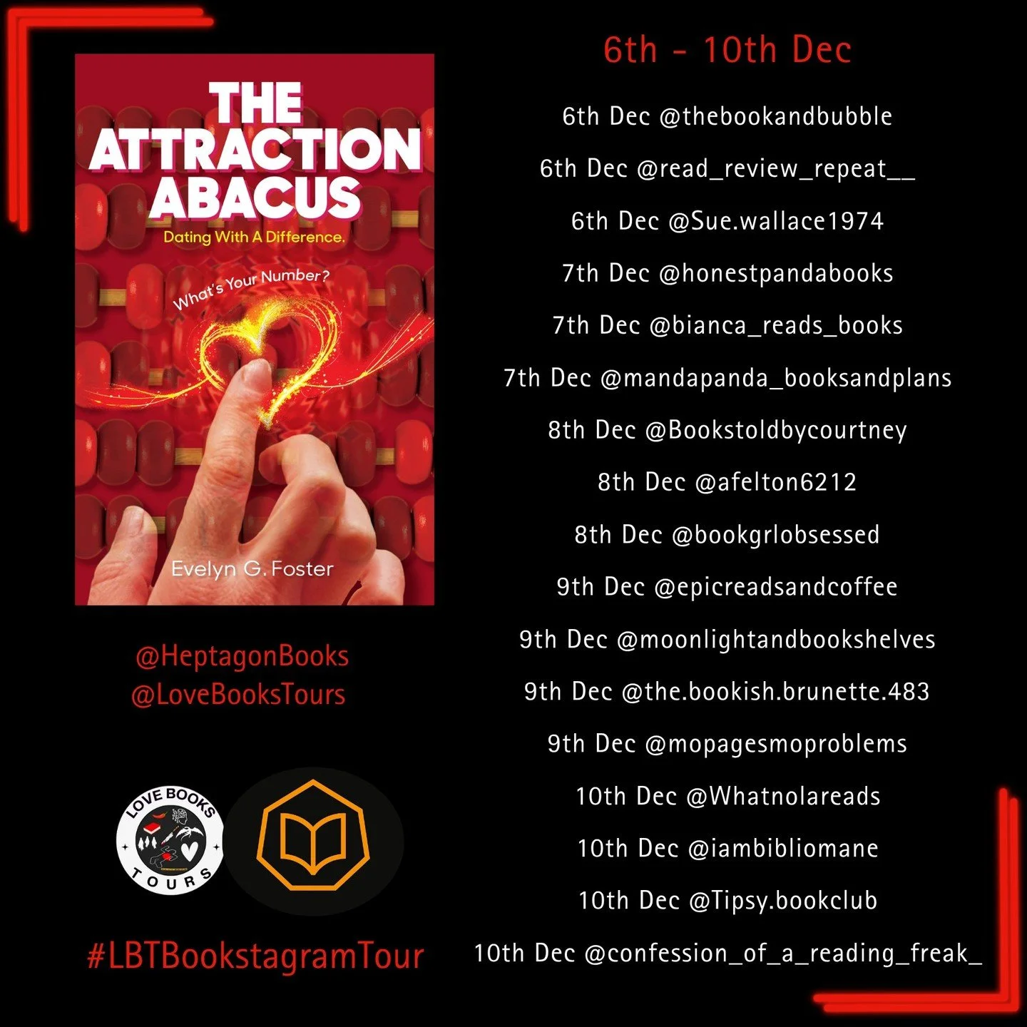 So excited for this!

The second half of the @lovebookstours for The Attraction Abacus.

A really big thank you to everybody taking part 😊

If you are not taking part but want to read a review copy, the Book Sprout campaign is still active until the