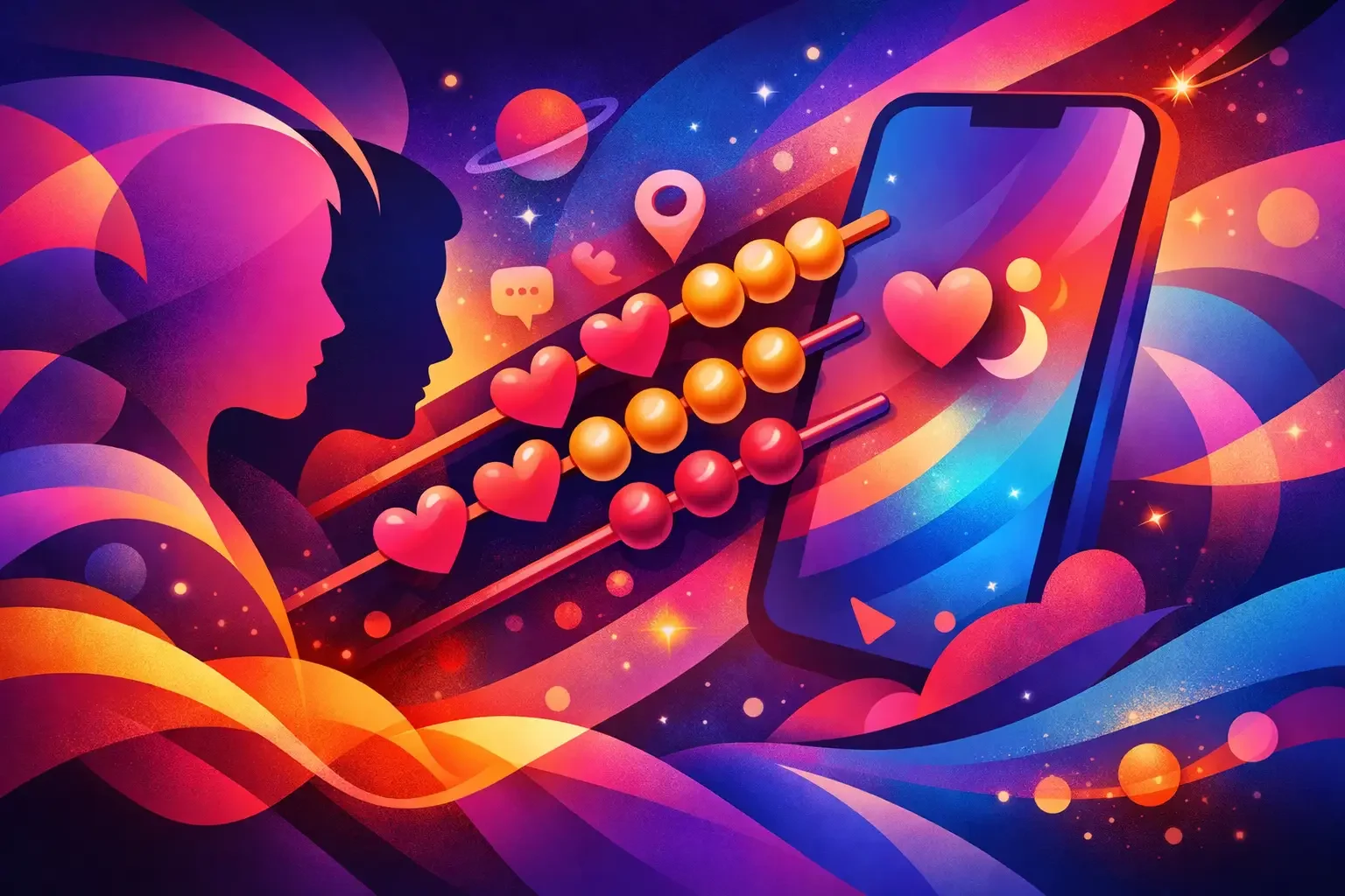 Dating App Romance Novel Review of The Attraction Abacus
