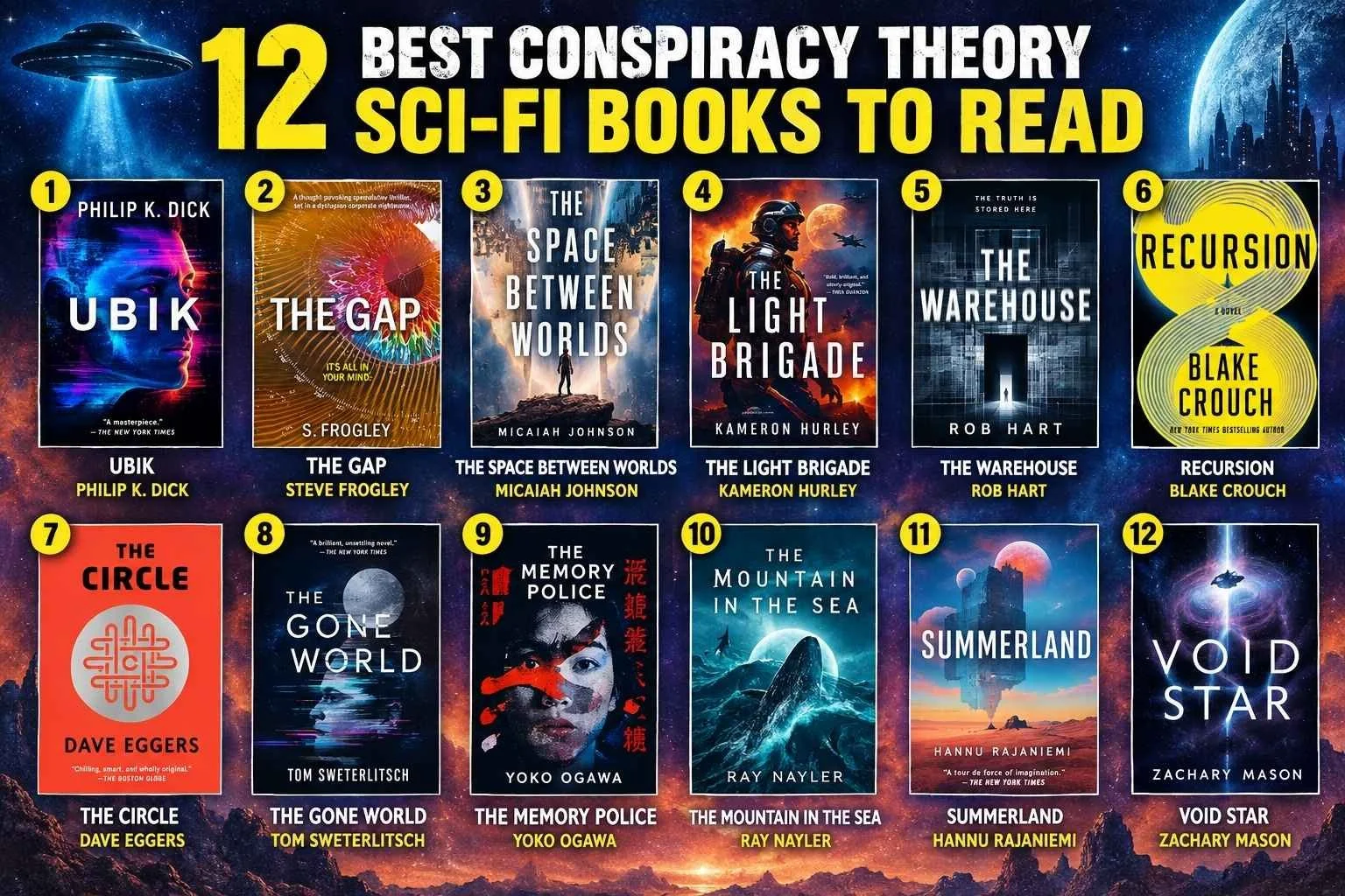 12 Best Conspiracy Theory Sci-Fi Books to Read