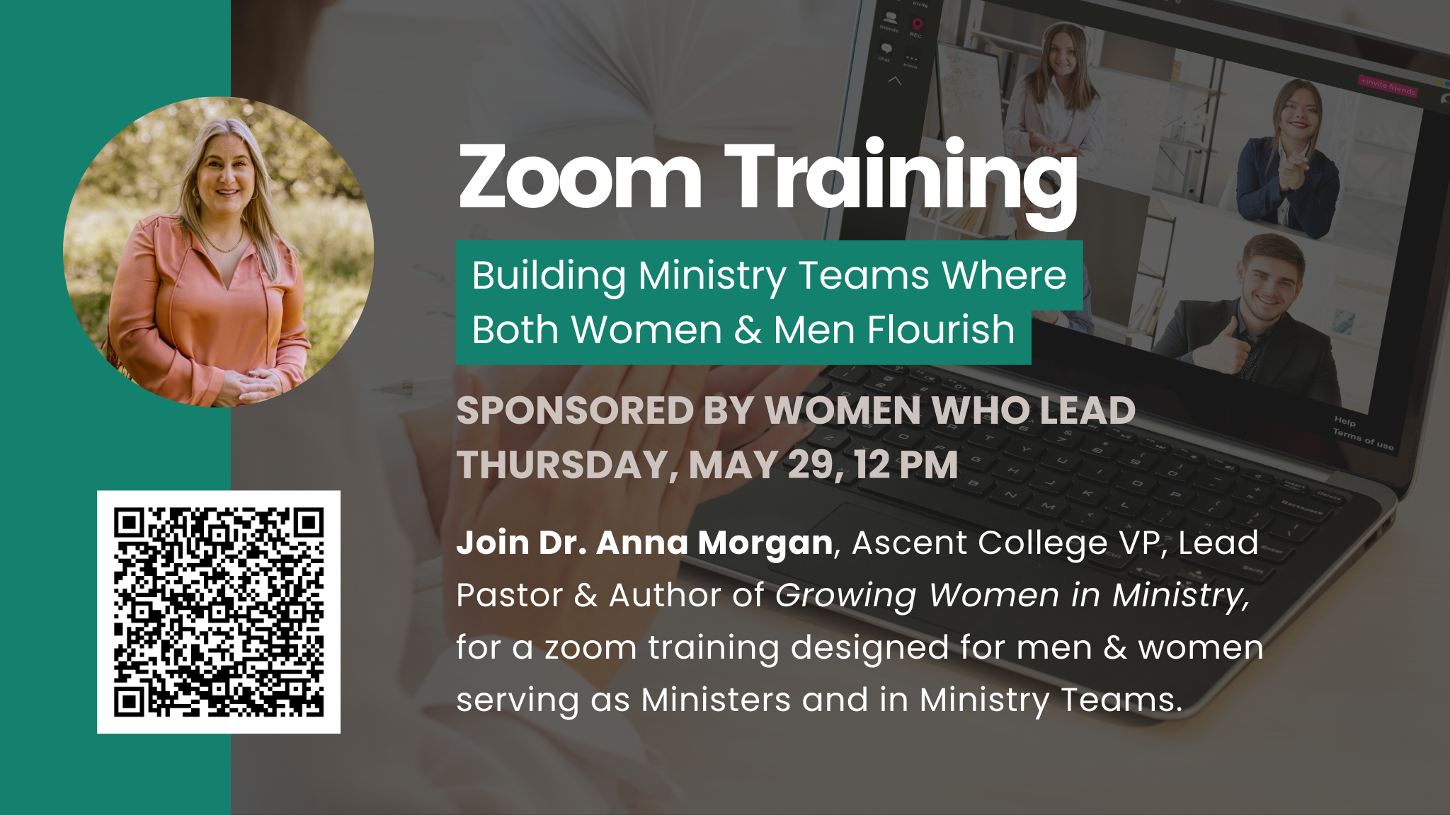 Zoom Training: Building Ministry Teams Where both Men and Women Flourish