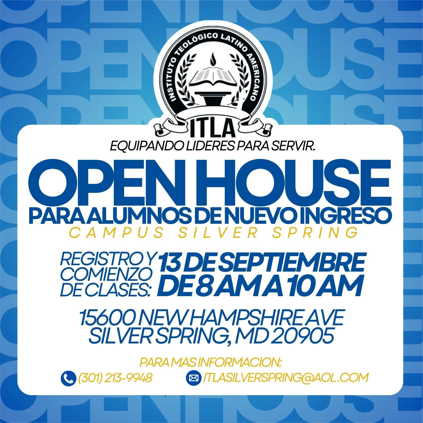 ITLA Open House - Silver Spring, MD