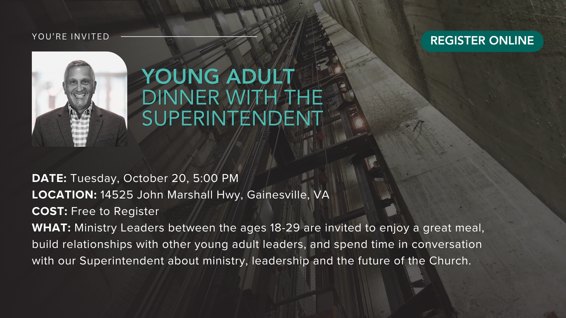 Young Adult Dinner with the Superintendent