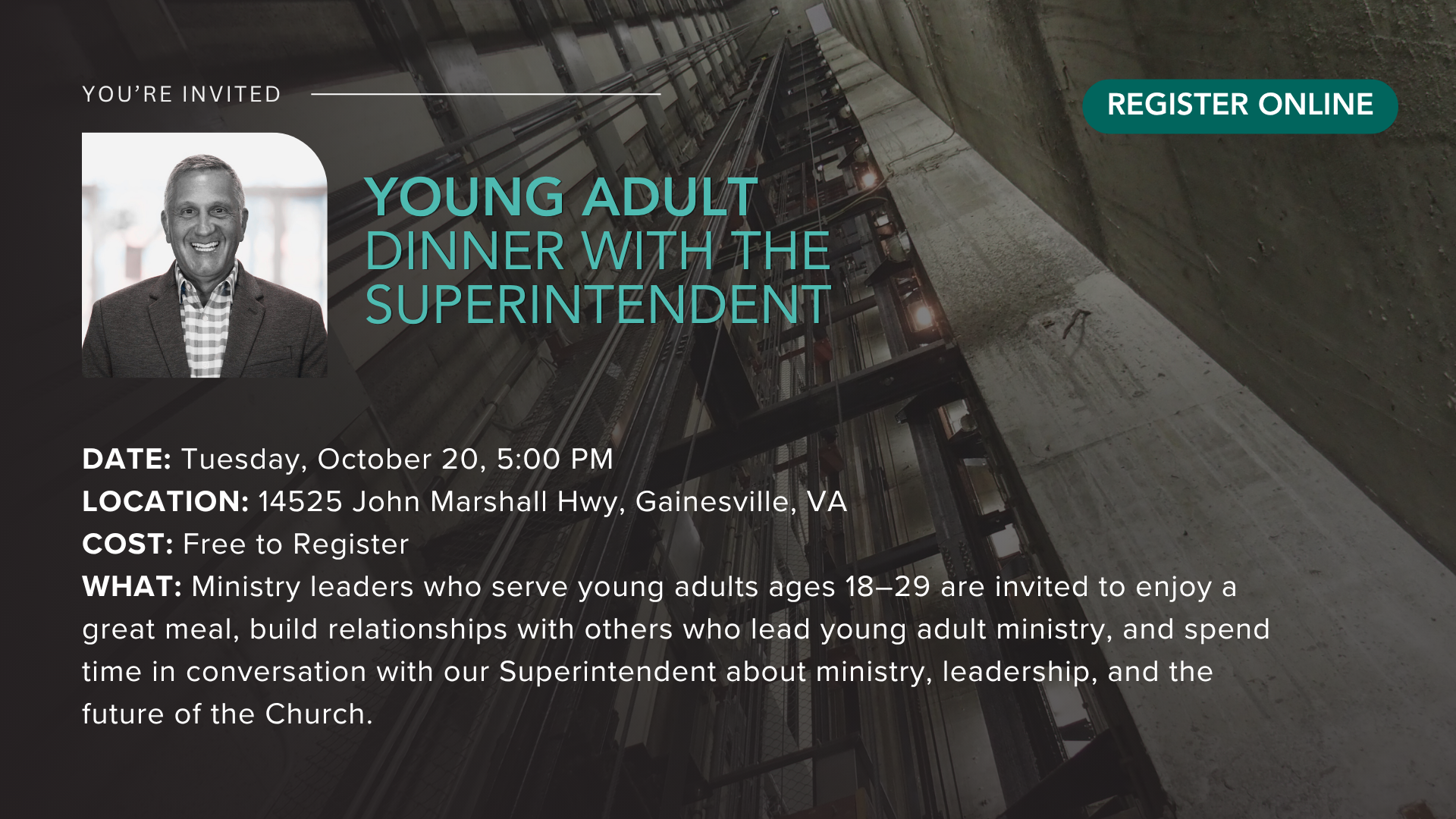Young Adult Dinner with the Superintendent
