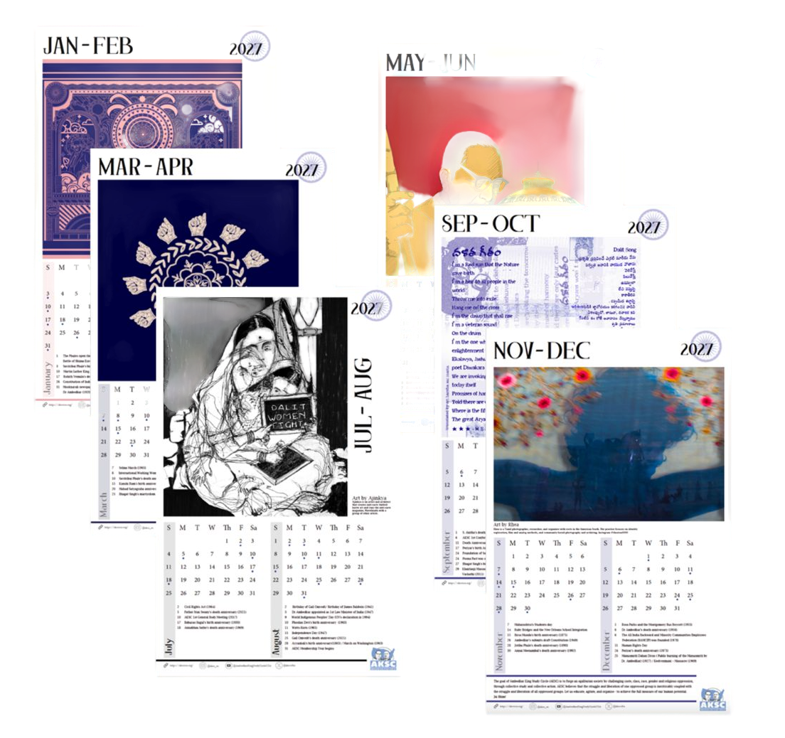 Anti-Caste Art Calendar 2027