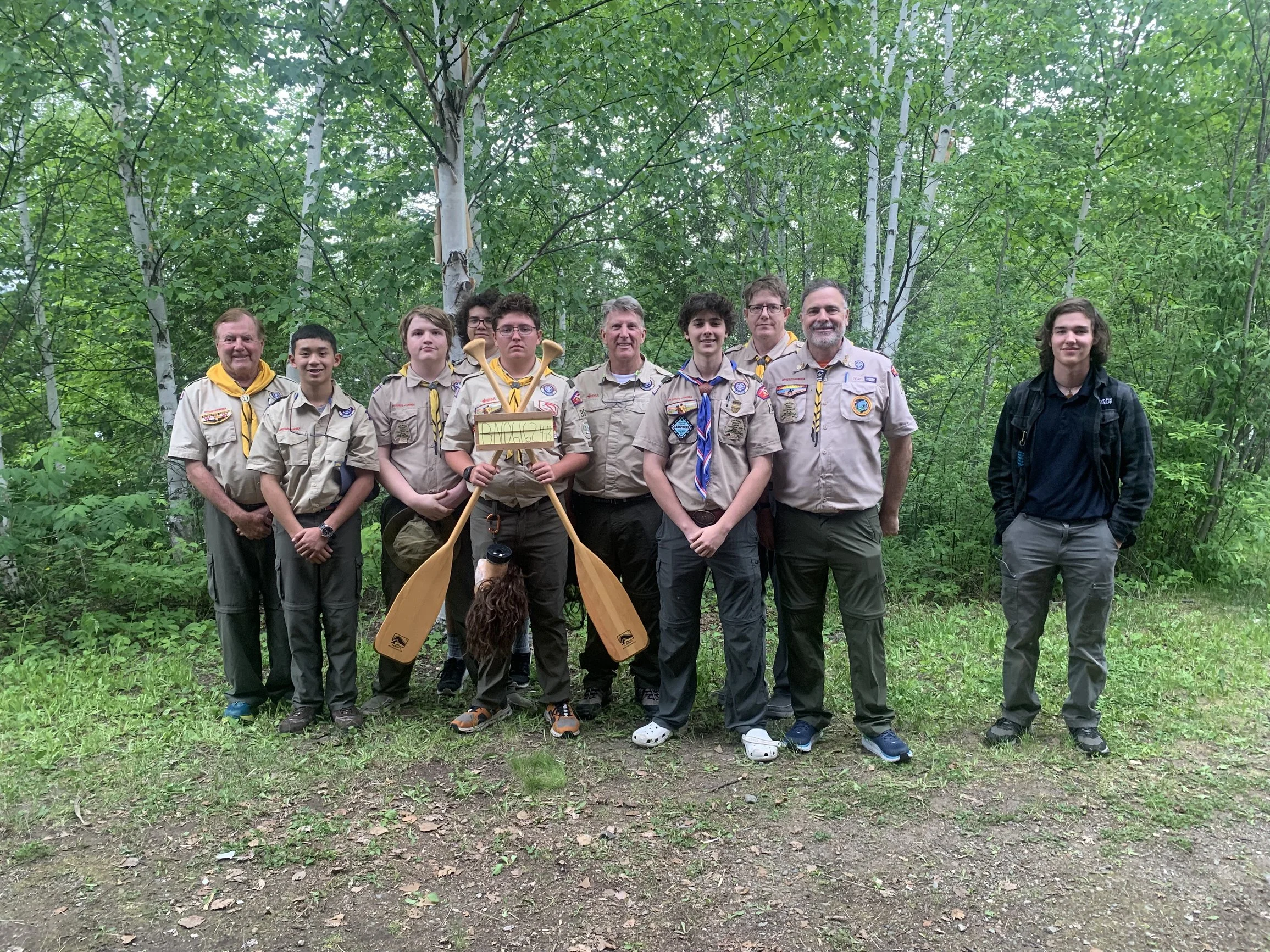 Troop 366 at Northern Tier in 2024