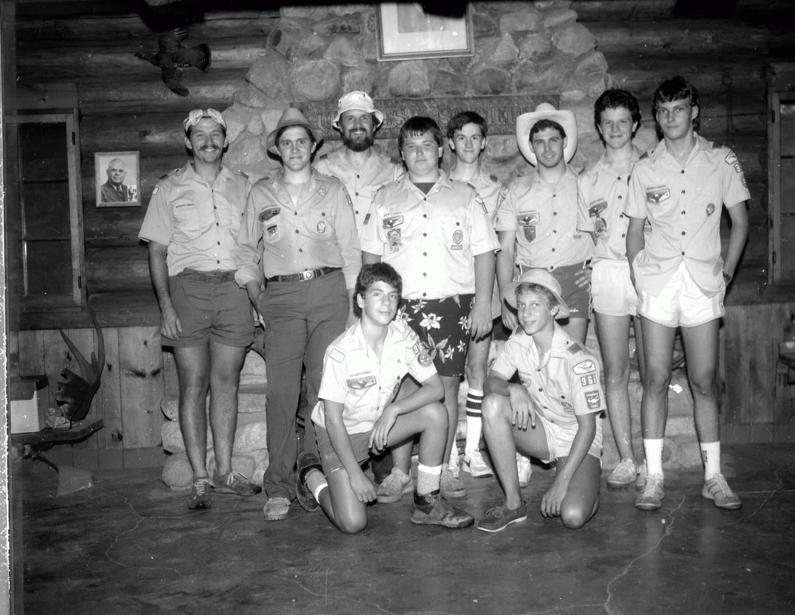 Troop 366 at Northern Tier in 1985