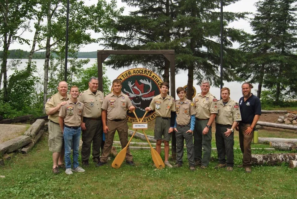 Troop 366 at Northern Tier in 2019