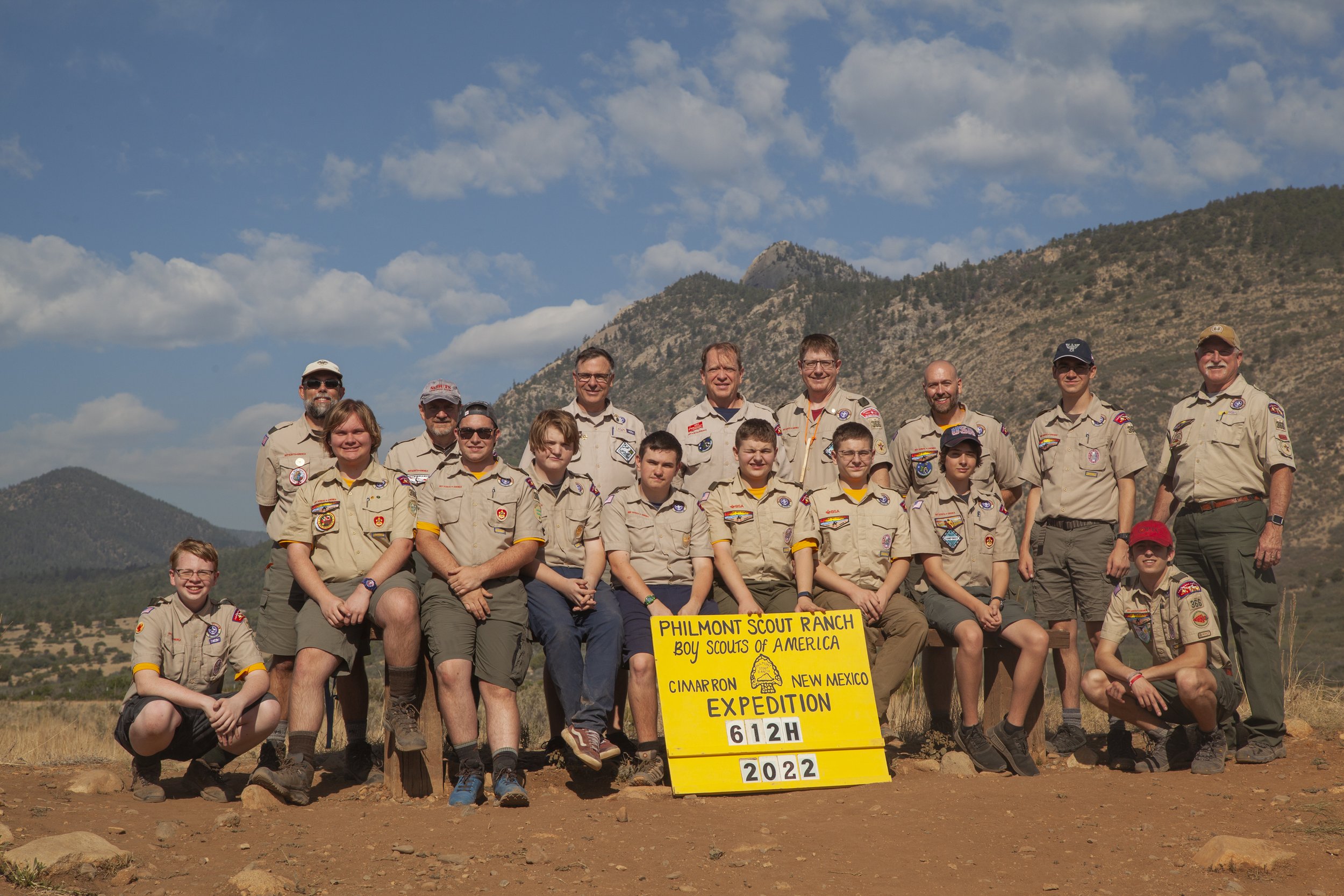 Troop 366 at Philmont 2022