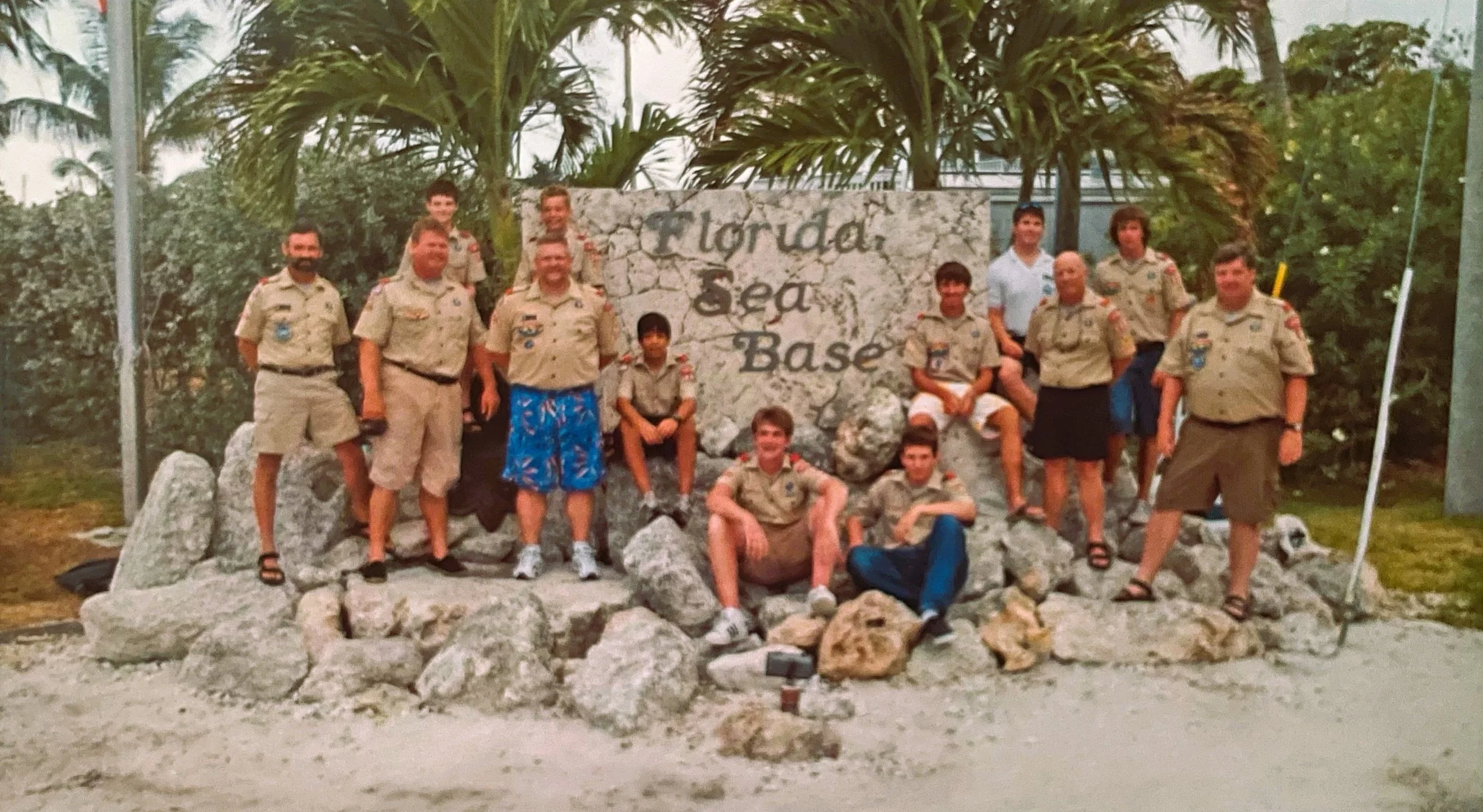 Troop 366 at Sea Base in 2008