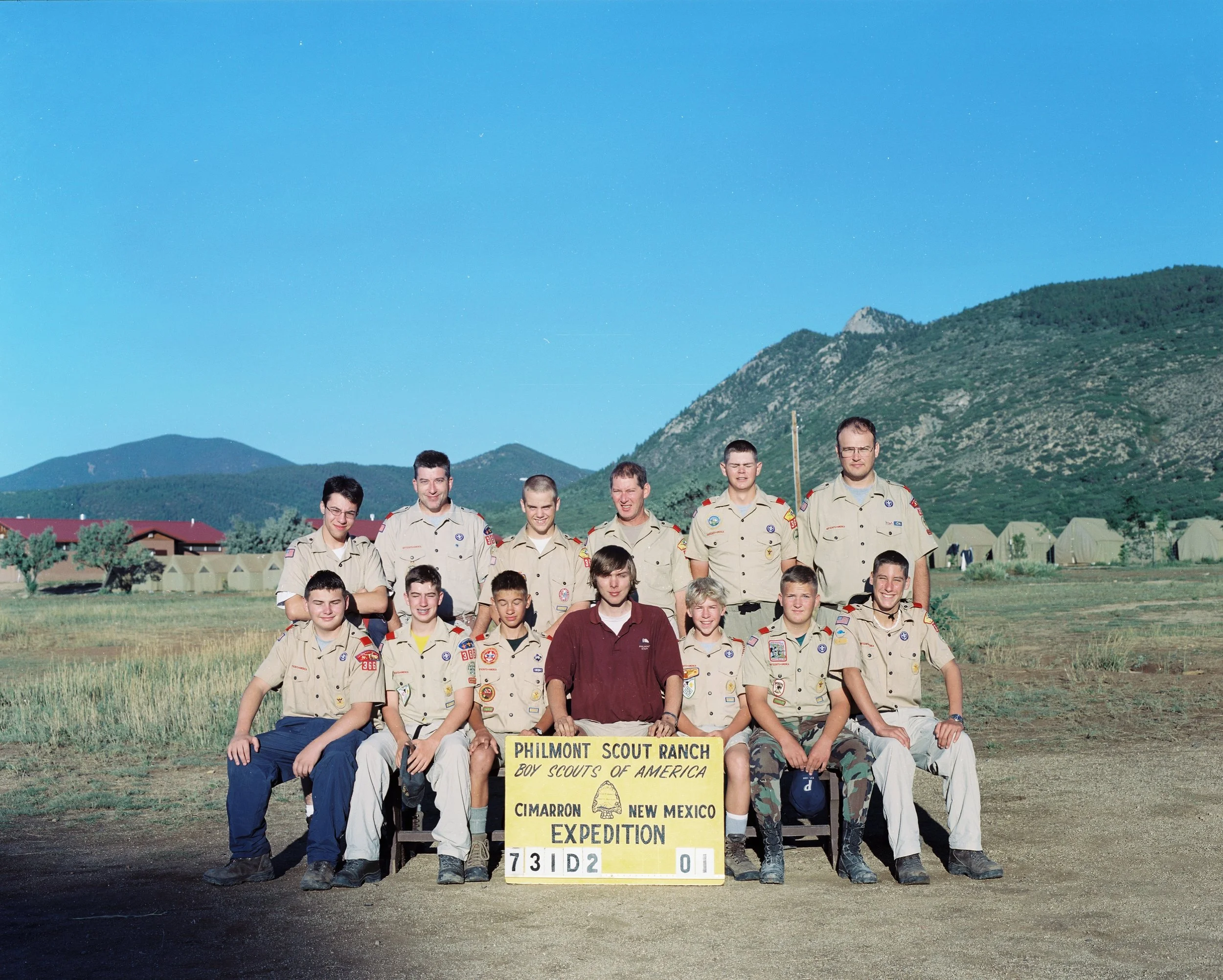 Troop 366 at Philmont in 2001
