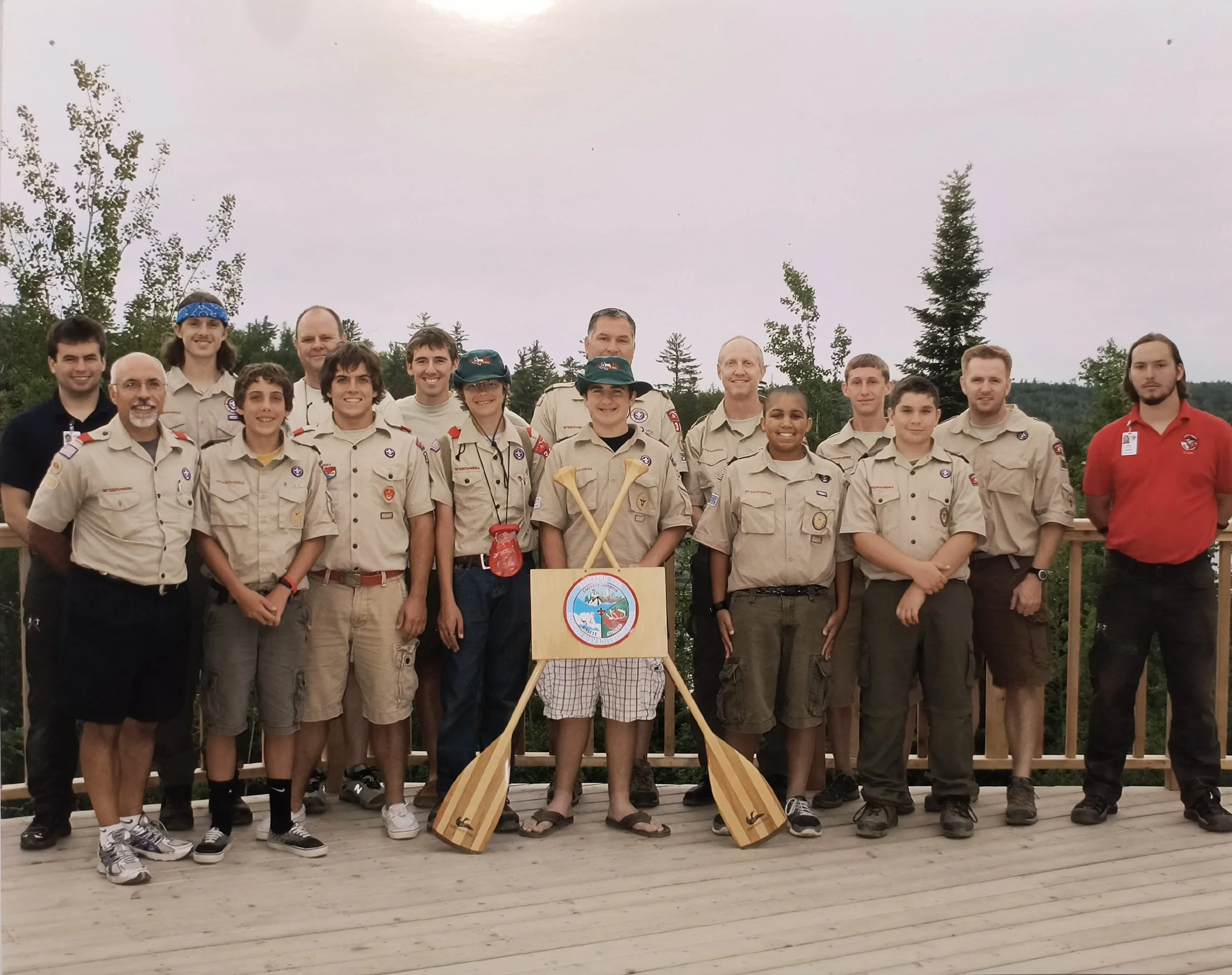 Troop 366 at Northern Tier in 2011