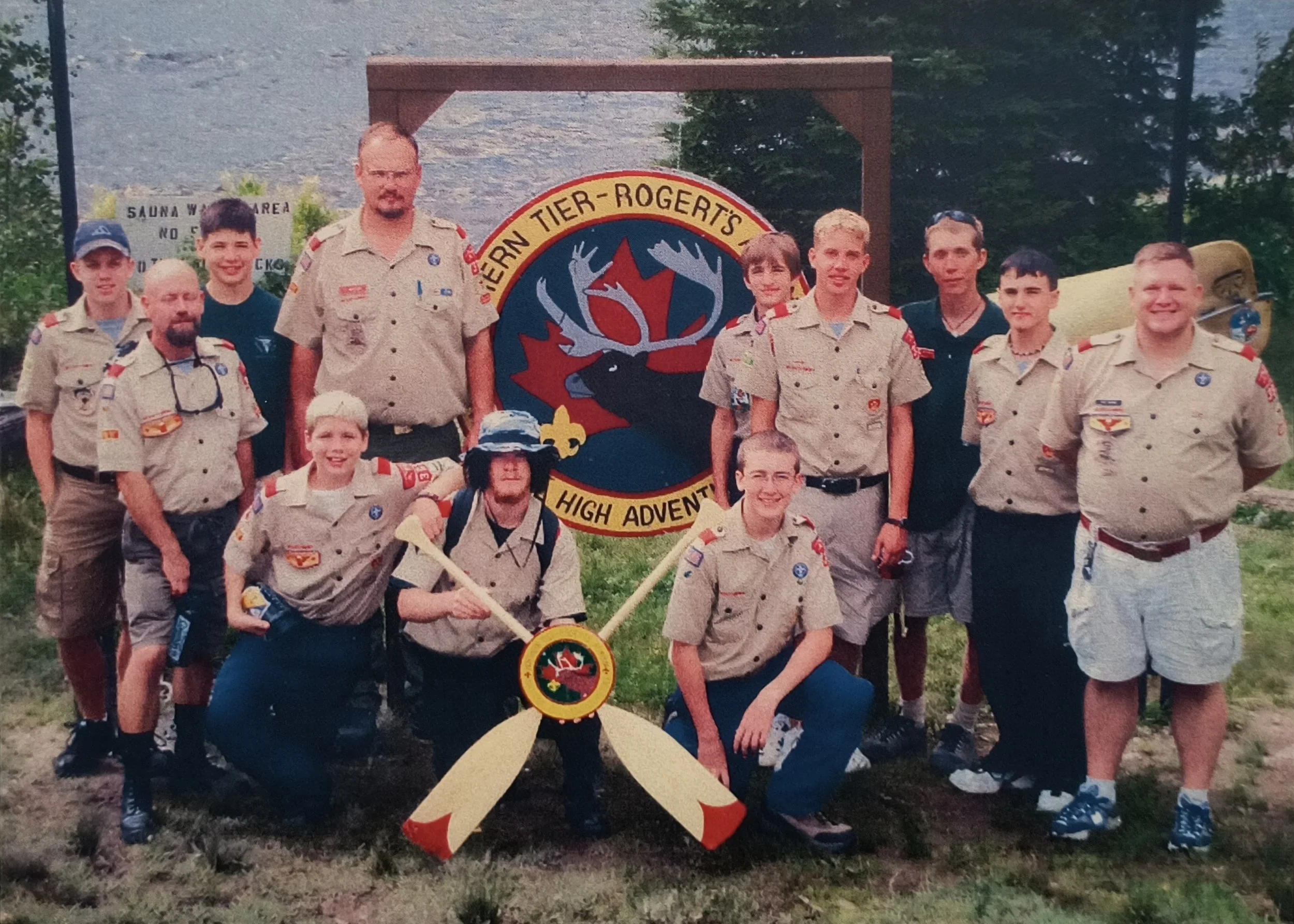 Troop 366 at Northern Tier in 2003