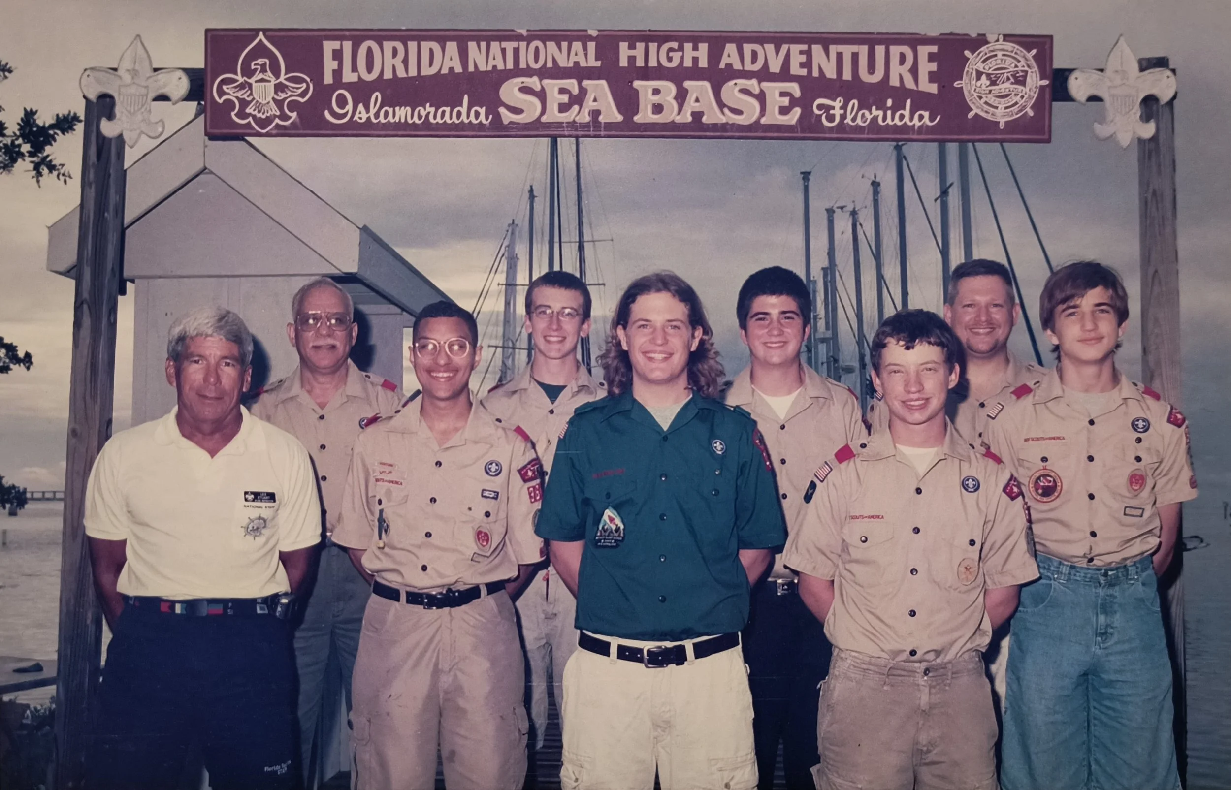 Troop 366 at Sea Base Florida in 2004
