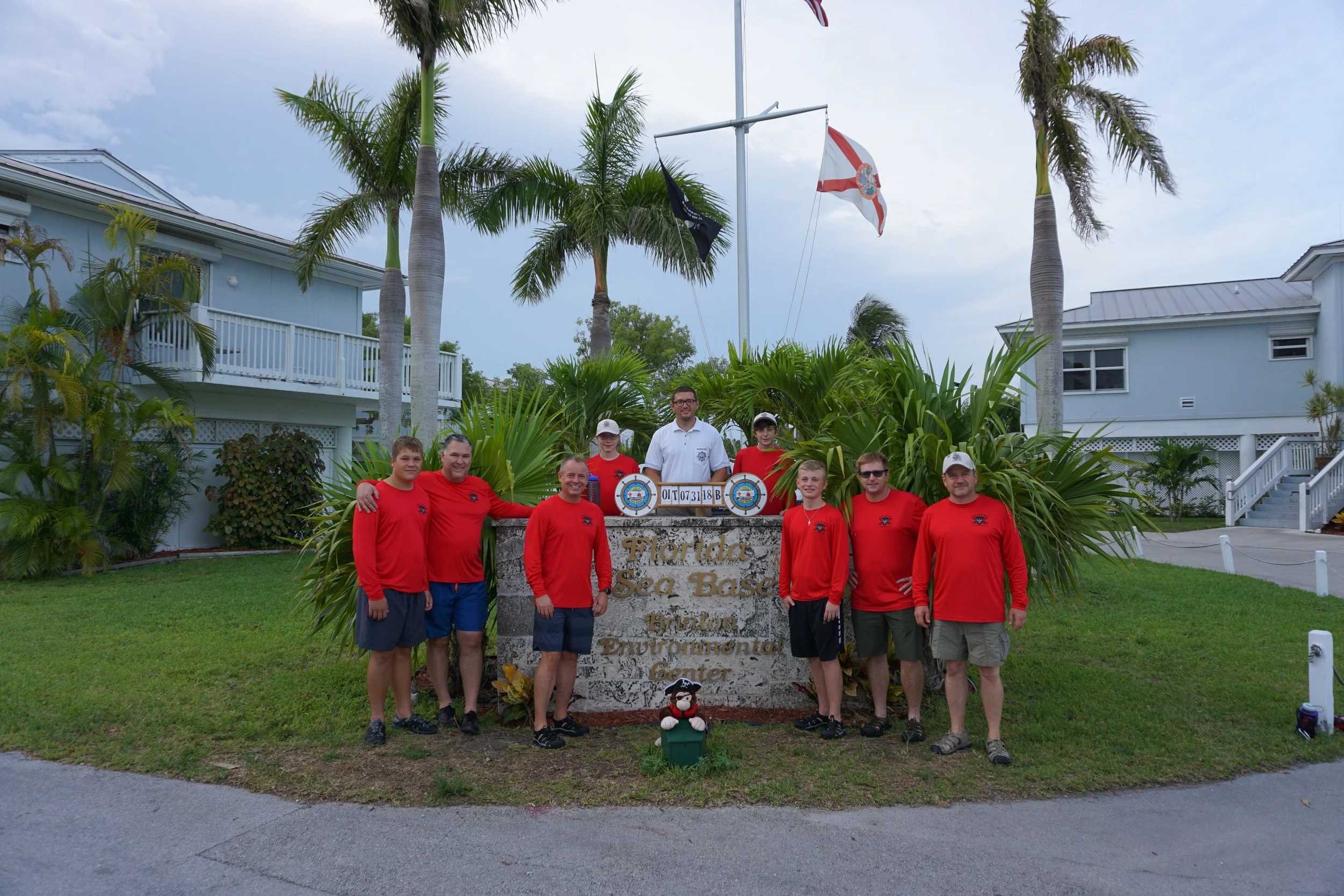 Troop 366 at Sea Base in 2018