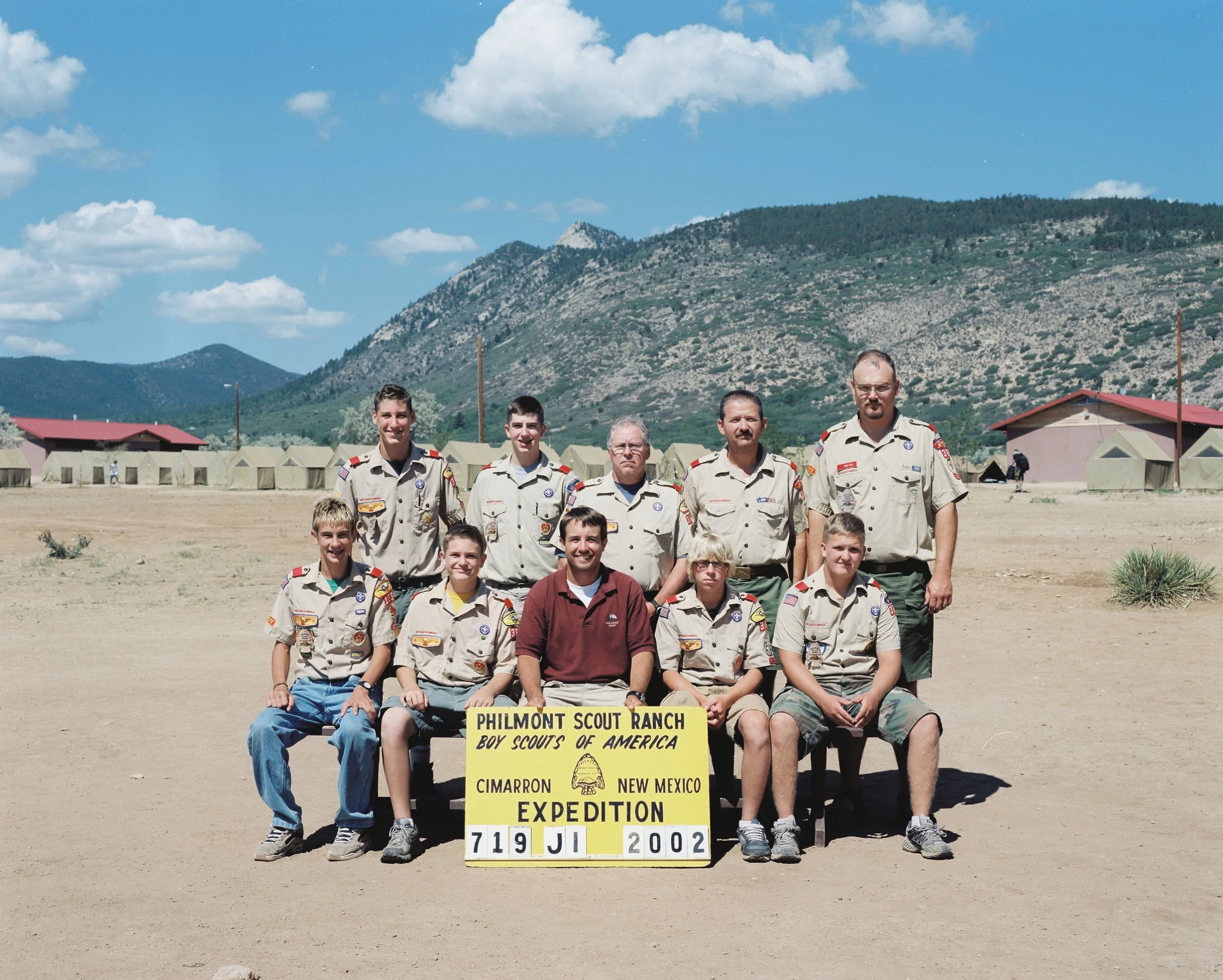 Troop 366 at Philmont in 2002