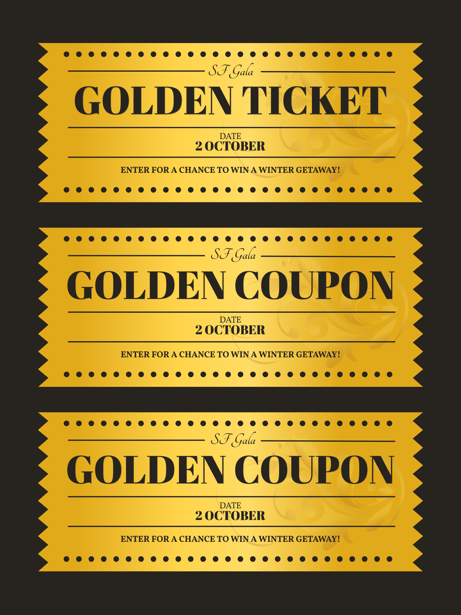 Golden Ticket Raffle