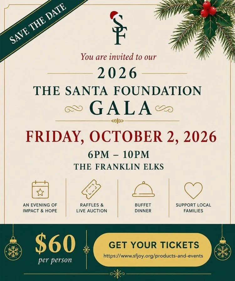 The Santa Foundation Gala - October 2nd