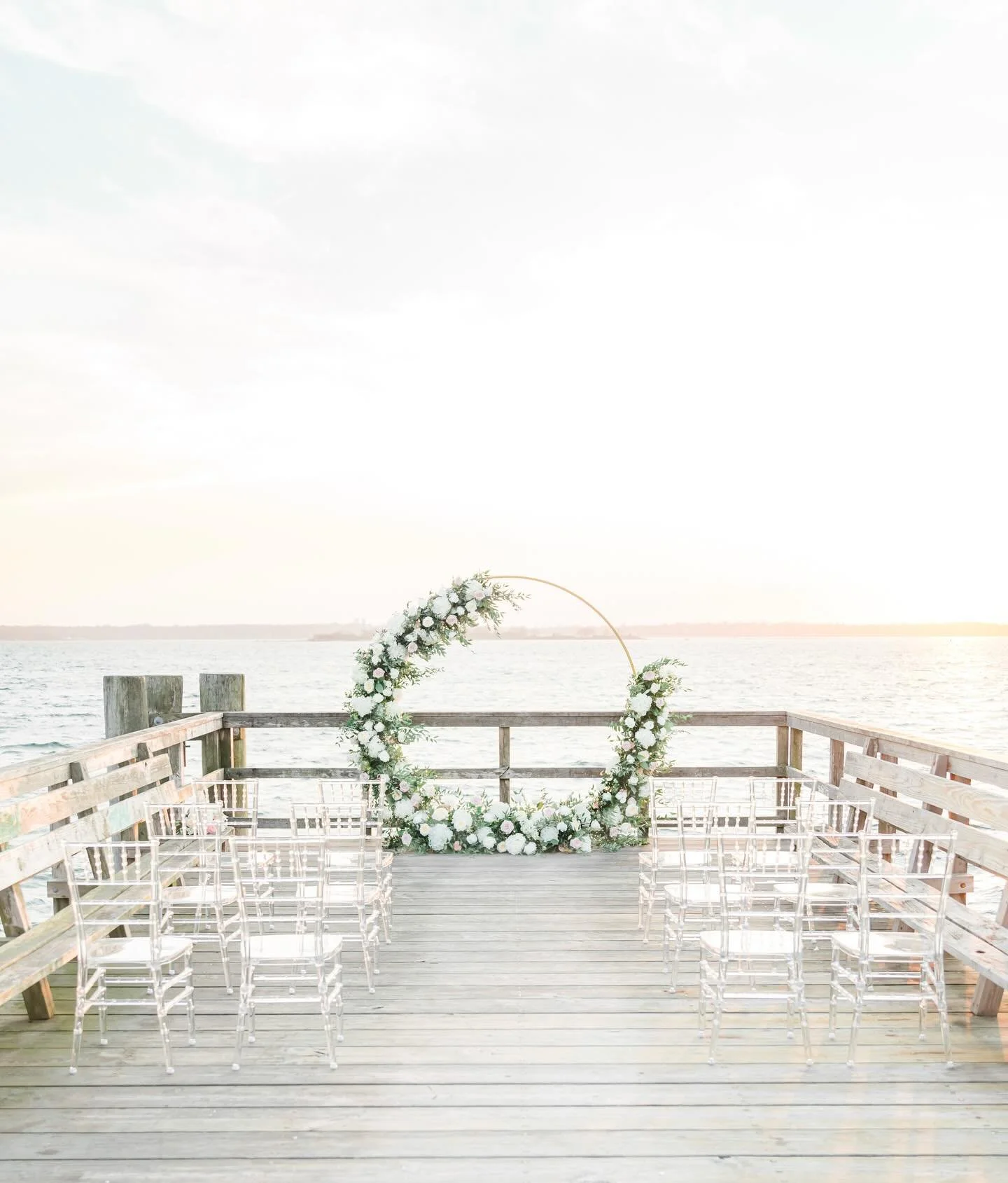 This weather has me wanting to revisit every spring thing we have ever done, and this shoot from many moons ago popped into my head! A beautiful and blustery setup on a pier in Newport, with spring florals and the perfect light. Jamal and Lashana alw