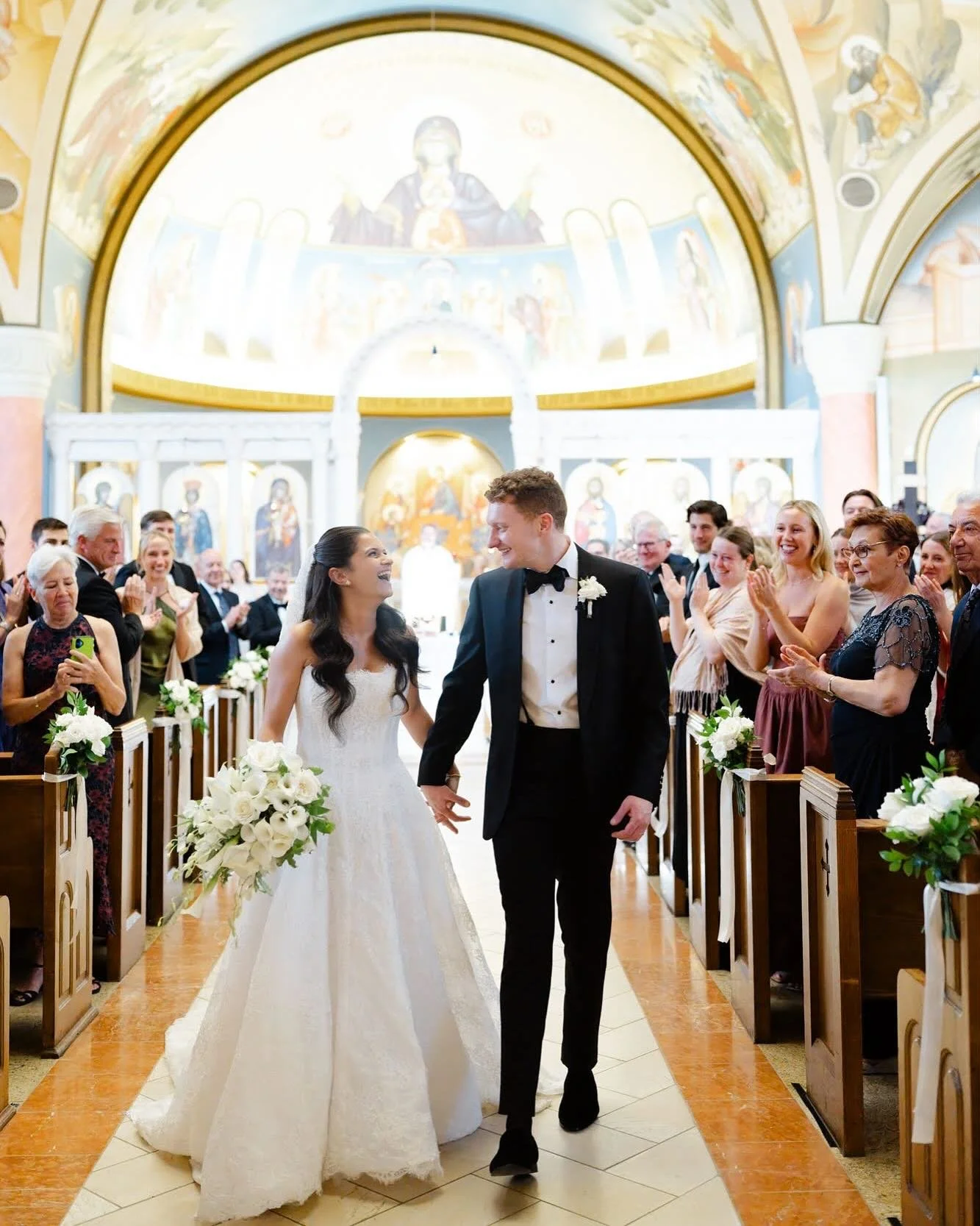 Eleni and Johnny get married 🥹🤍

Couple: @emoutsatsos 
Photography: @jenna_kay_photography 
Venue: @granitelinks
Coordination: @_mb_events 
Hair: @hair_bynmg 
Makeup: @makeup.by.celena 
Video: @billodeauvideo 
DJ: @djgeorgeadams 
Dress: @alenaleena