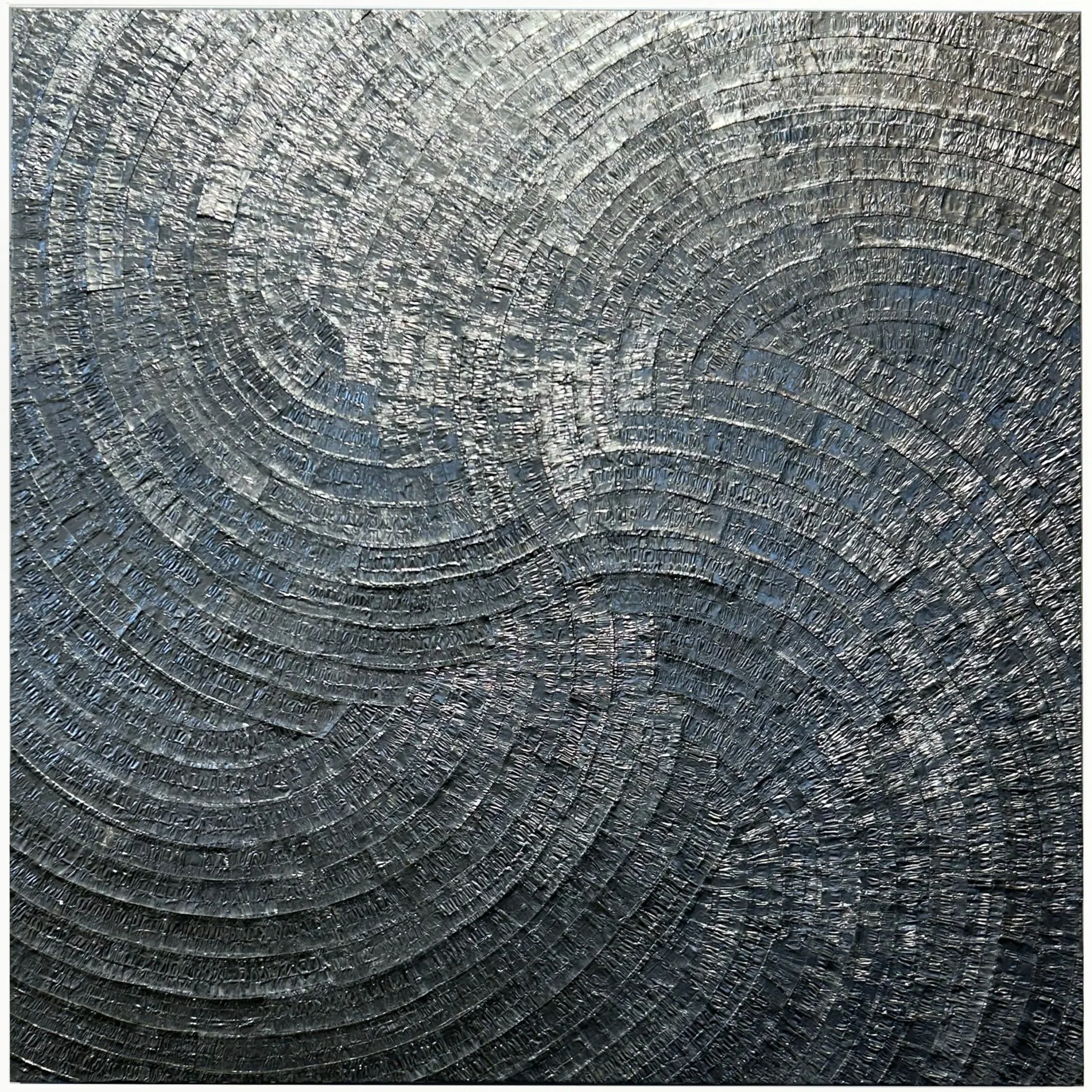 POUR EMPORTER 2025
Recycled aluminium and acrylic,
24” x 24” [vendue | sold]

