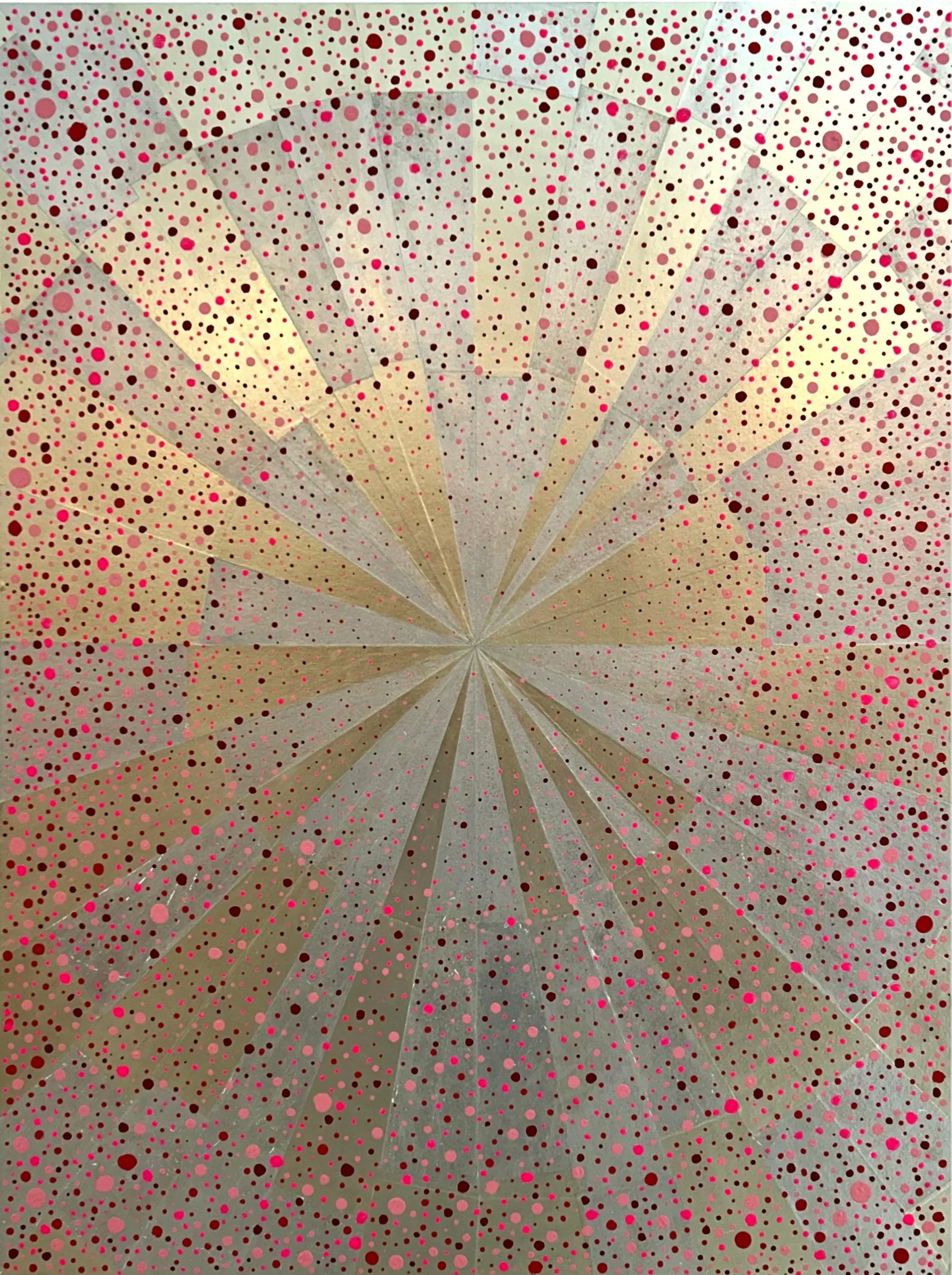 ENDLESS LOVE 2024, Acrylic and collage on panel, Acrylique et collage sur panneau, 
48” x 36” [vendue | sold]