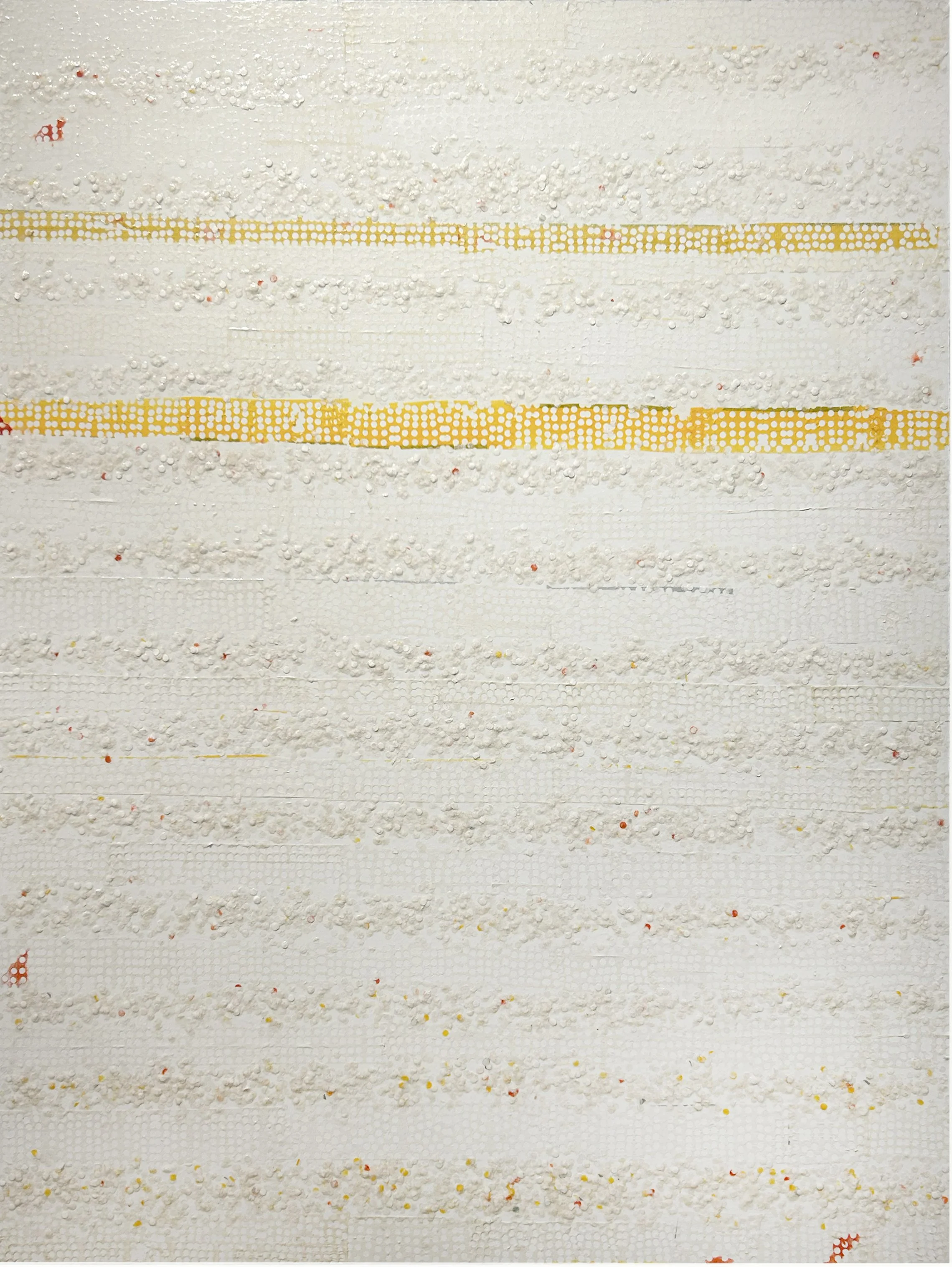 THE ROMANTIC MINIMALIST 2025,   Paper on panel, Papier sur panneau, 36” x 48”