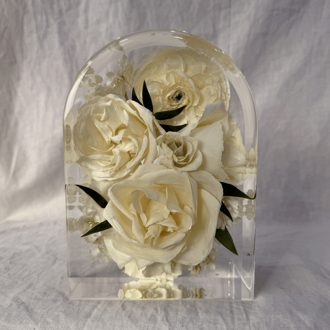 3D Small arch floral preservation block