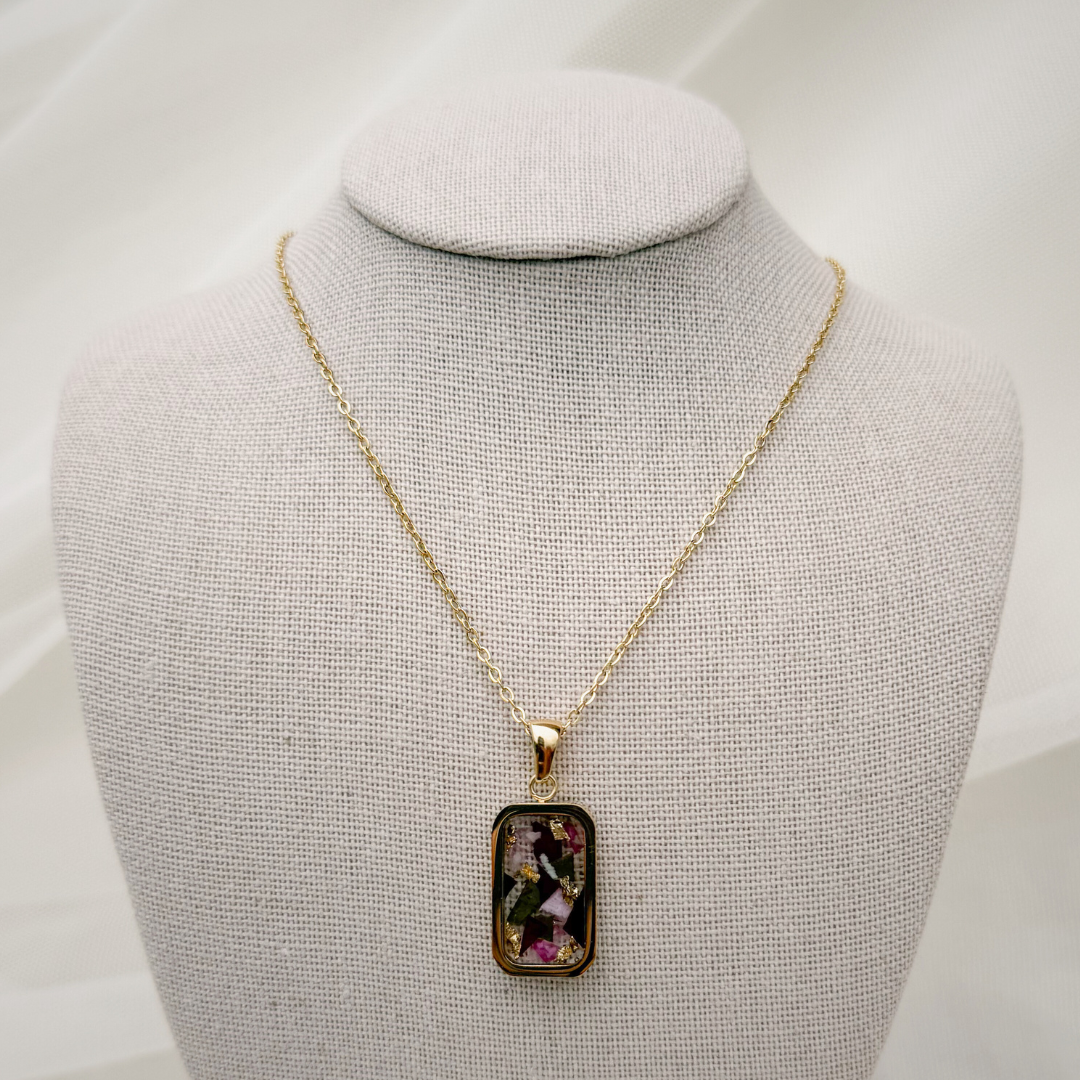 Rectangle Pendant Necklace